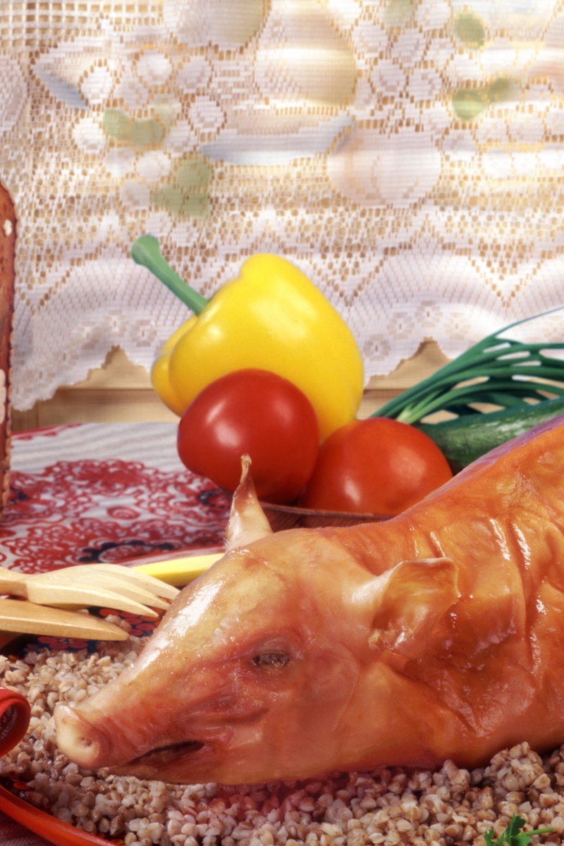 Wallpaper Pig, Meat, Food - Приметы На 14 Января , HD Wallpaper & Backgrounds