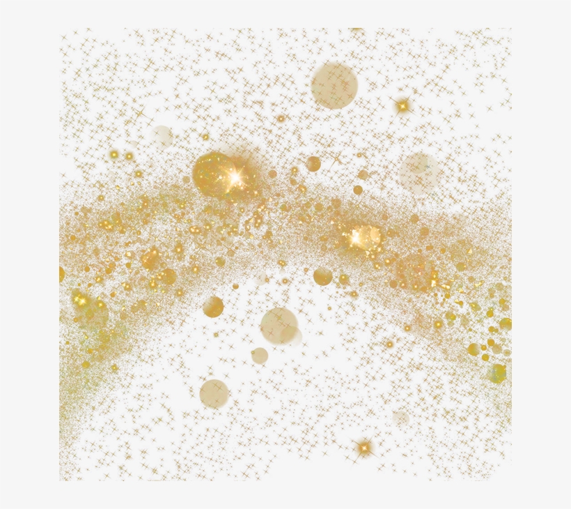 Particle Gold Light Wallpaper Spot Dust Clipart - Gold Dust Png , HD Wallpaper & Backgrounds