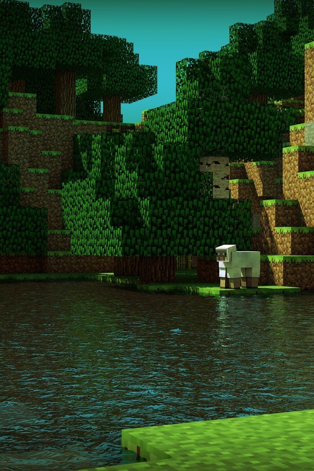 Wallpaper Resolutions - Minecraft Trees , HD Wallpaper & Backgrounds