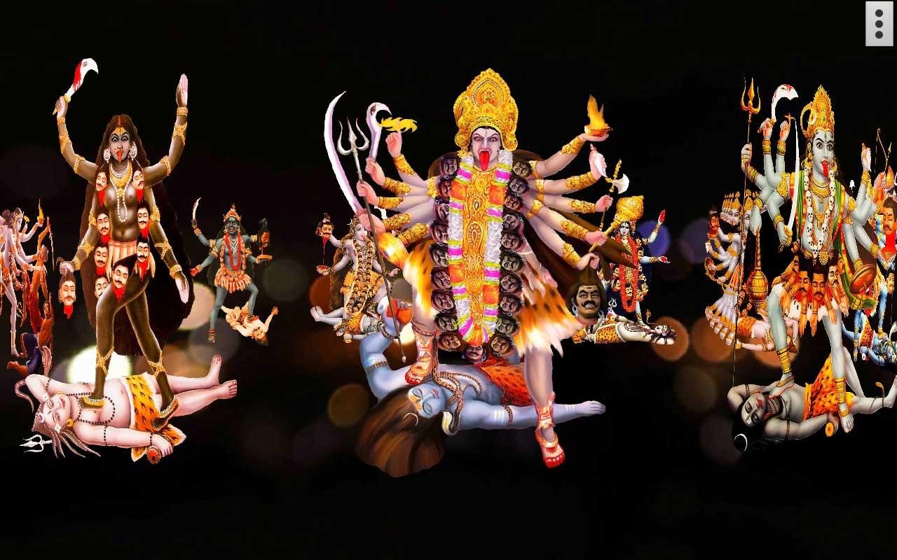 Maa Durga 4d Wallpaper - 4d Maa Kali , HD Wallpaper & Backgrounds