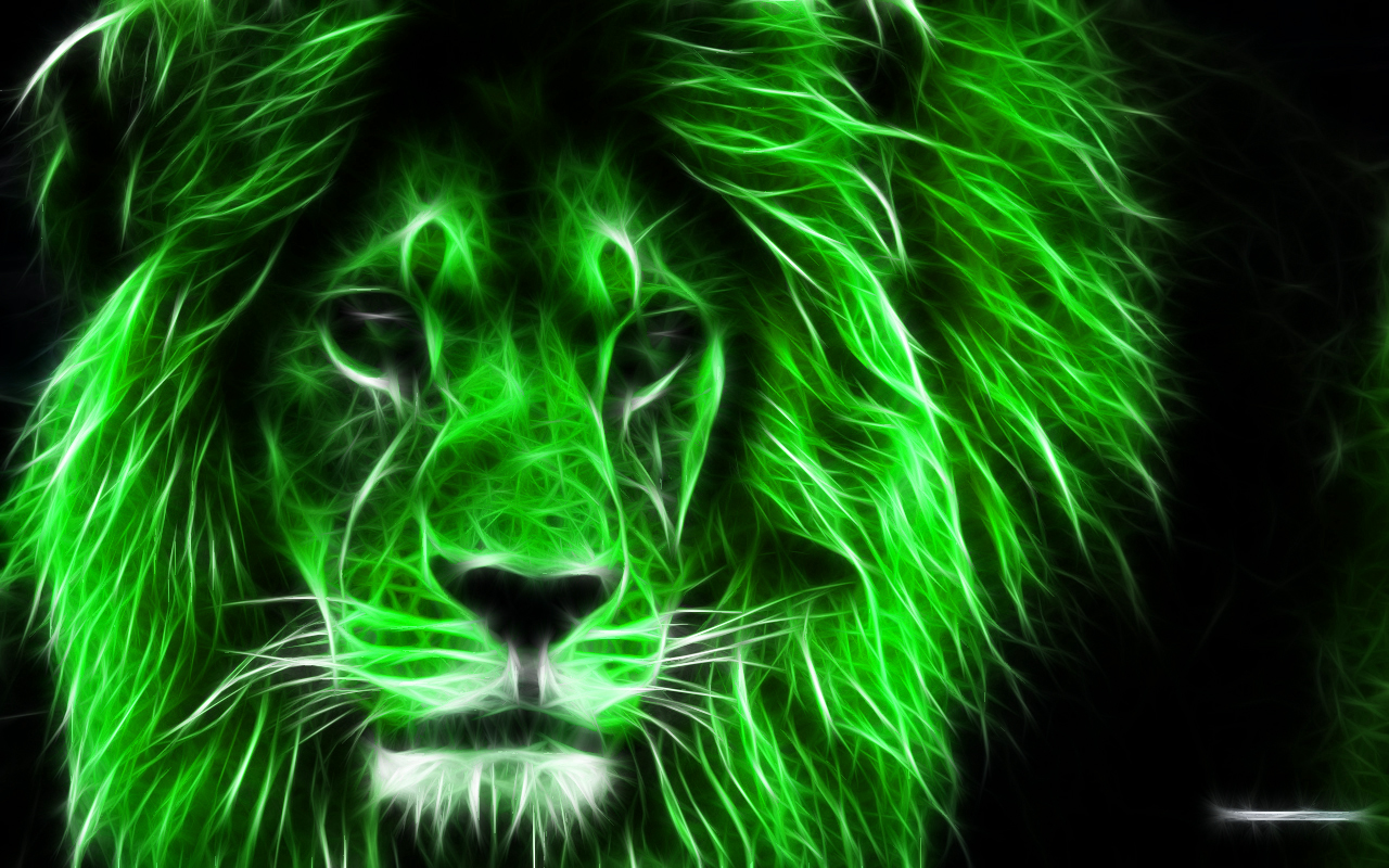 Green Lion Wallpaper - Green Lion Wallpaper Hd , HD Wallpaper & Backgrounds