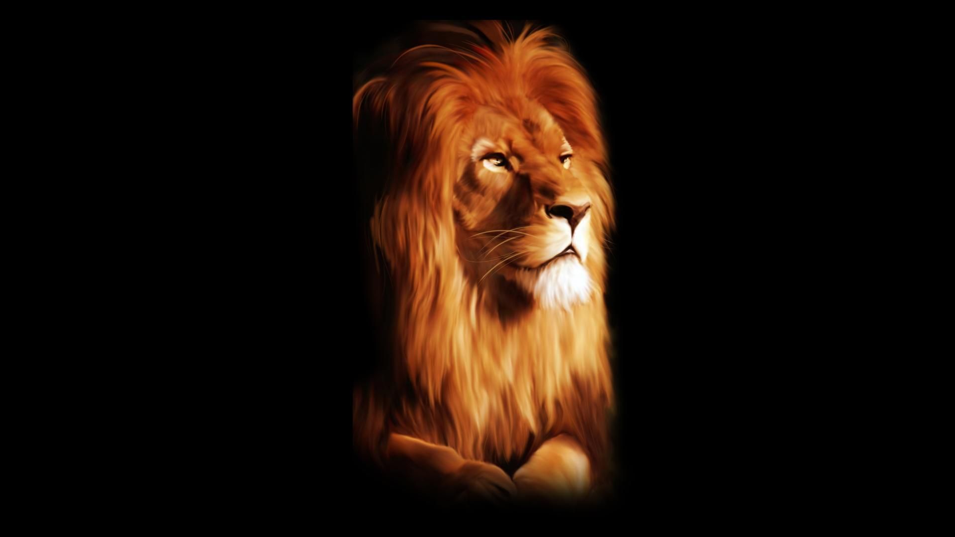 Group Of Black 3d Lion Wallpapers - Tapeta Na Pulpit Lew , HD Wallpaper & Backgrounds