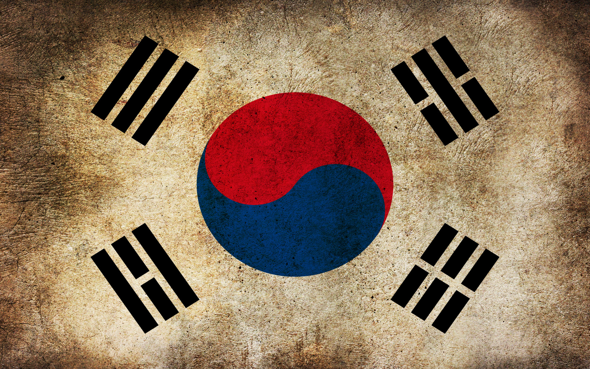 Korean Wallpaper - Bandera De Corea Del Sur , HD Wallpaper & Backgrounds