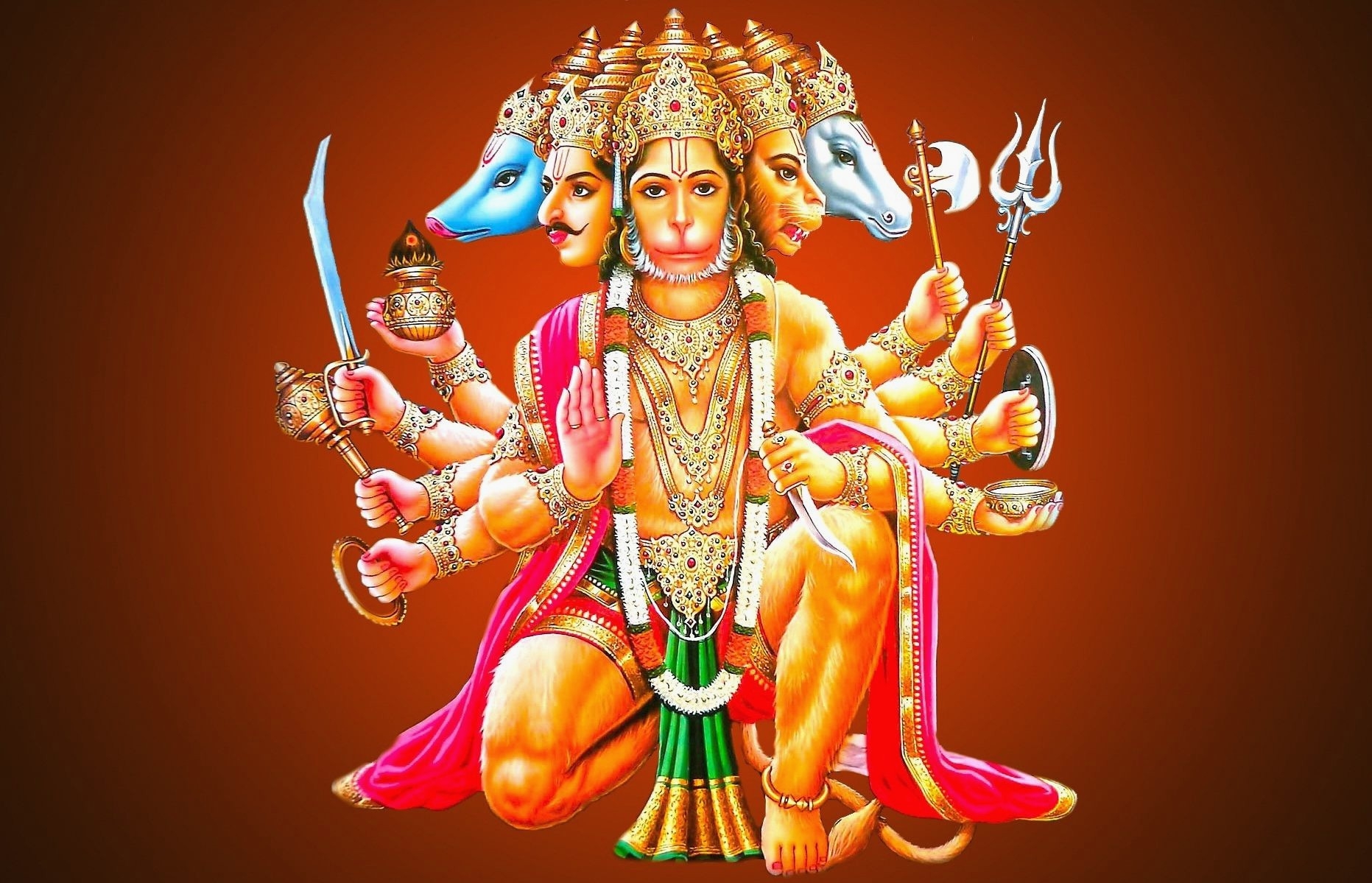 Hindu God Animation Wallpaper Free - Lord Hanuman , HD Wallpaper & Backgrounds