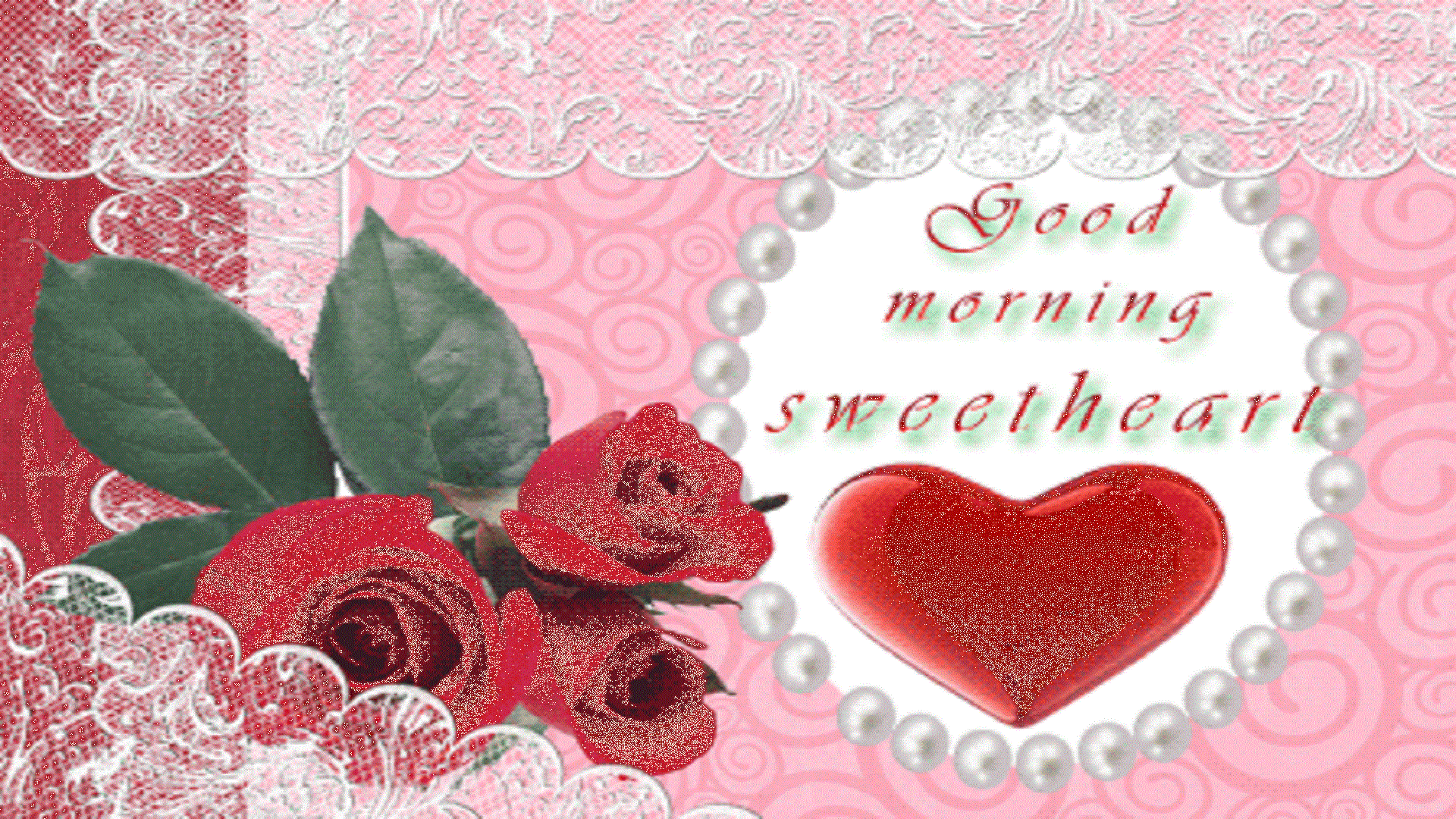 Great Good Morning Hd Heart Free Wallpapers For Desktop - Good Morning Sweetheart Gif , HD Wallpaper & Backgrounds