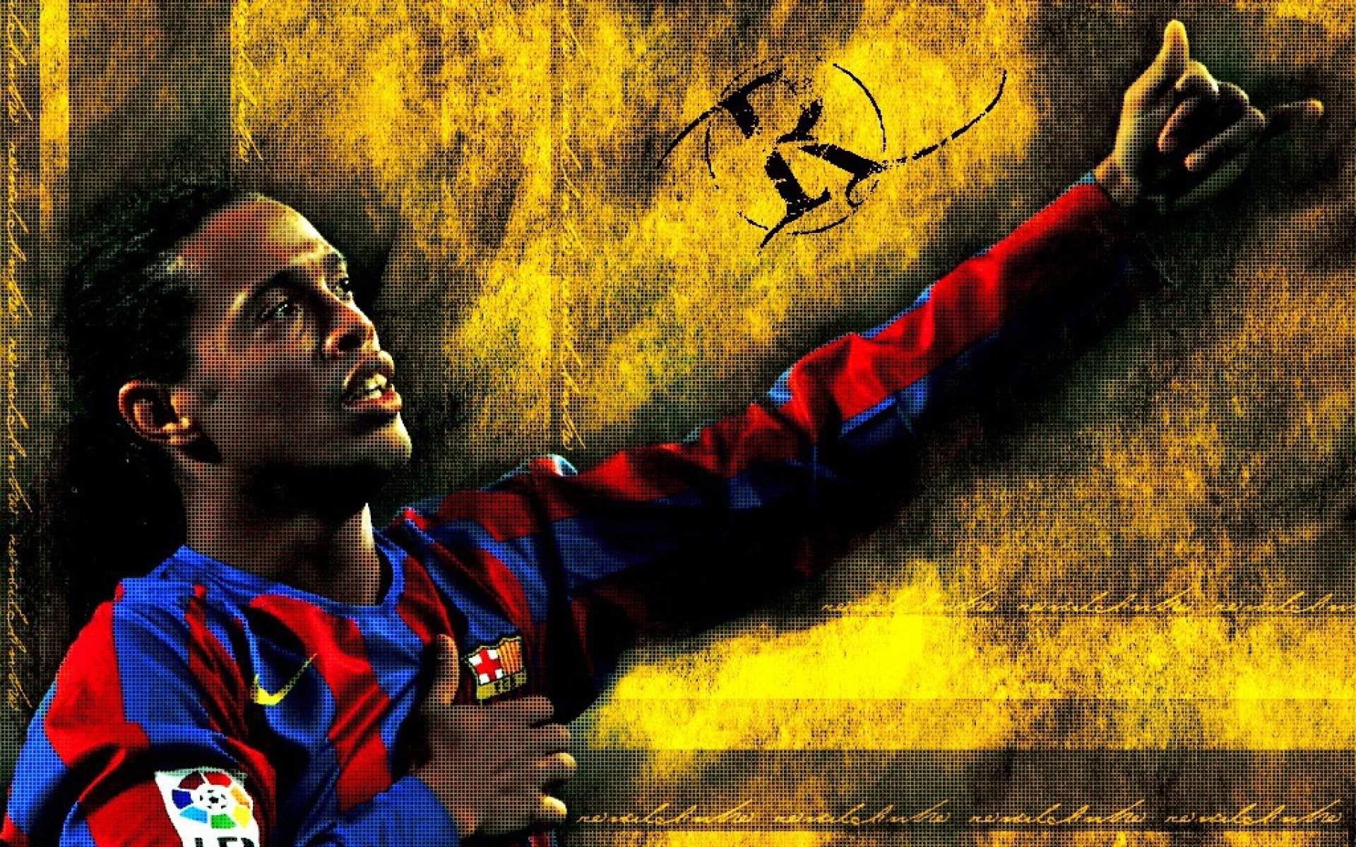 Ronaldinho Fc Barcelona Wallpaper - Ronaldinho , HD Wallpaper & Backgrounds