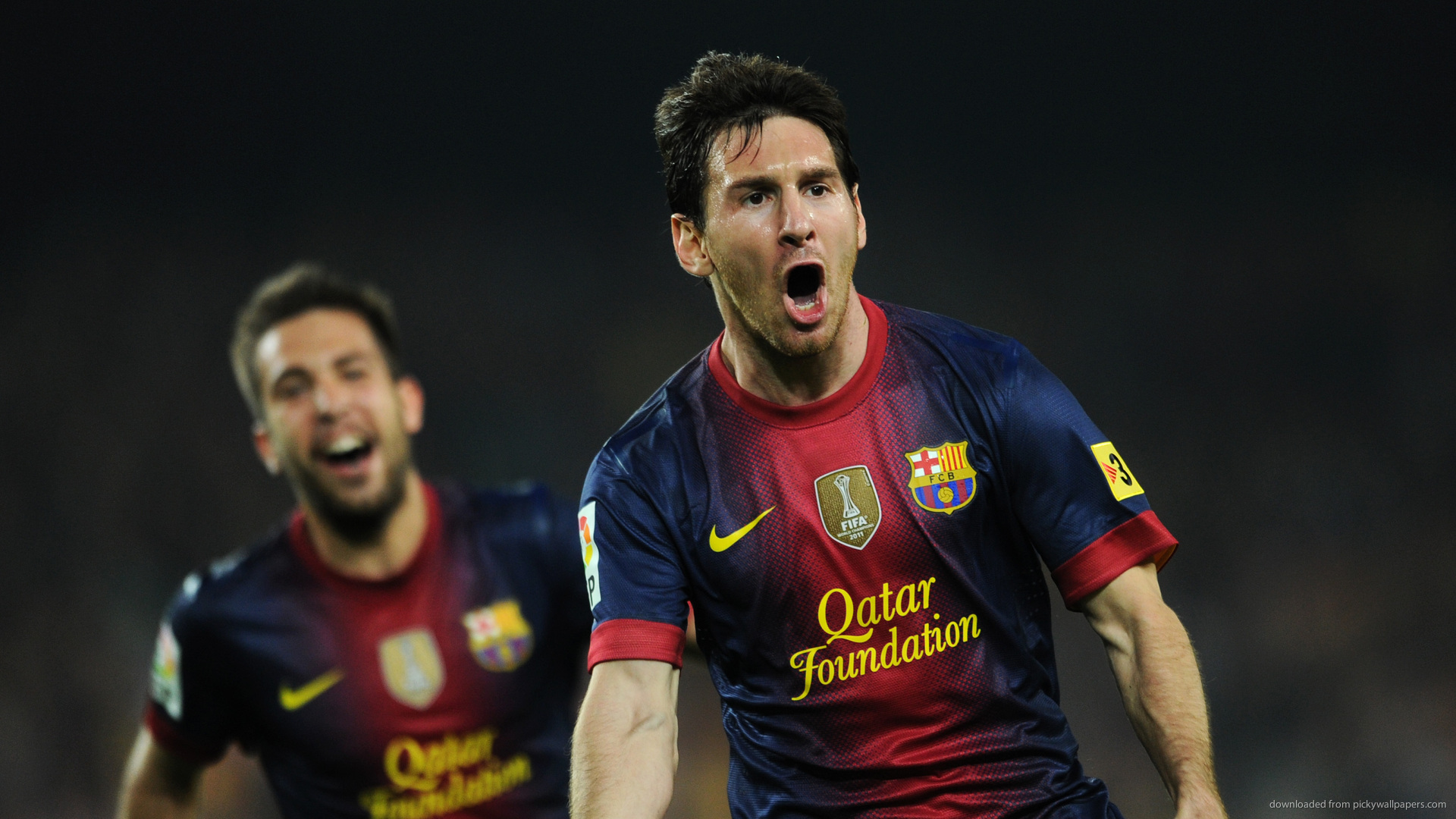 Barcelona Goal Messi Wallpaper Hd - Fc Barcelona , HD Wallpaper & Backgrounds