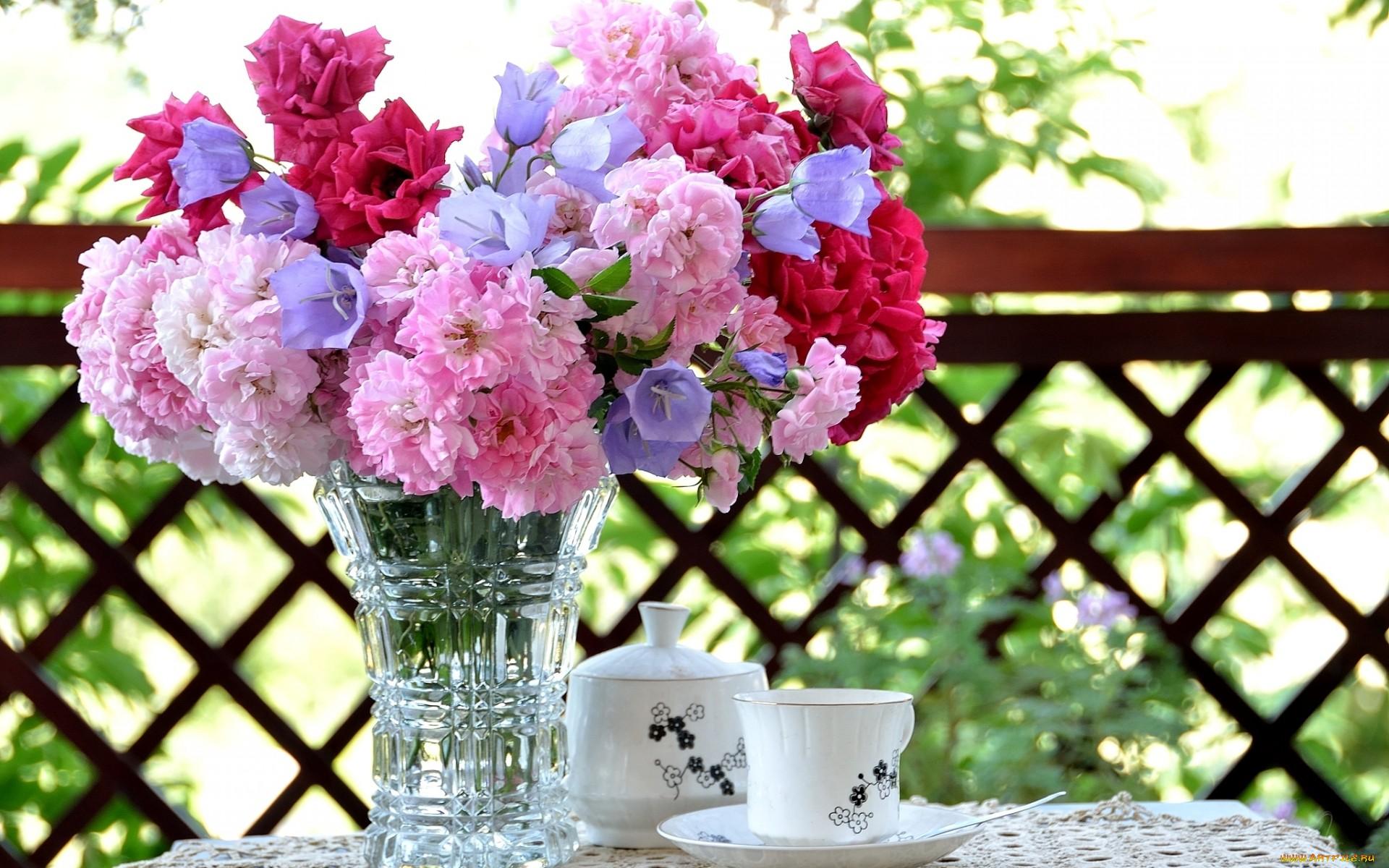 New Good Morning Wallpaper - Flowers Wallpaper With Gd Morning , HD Wallpaper & Backgrounds