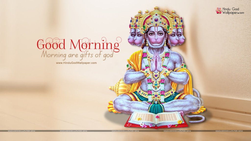 Good Morning God Hd Wallpaper - Lord Hanuman Good Morning , HD Wallpaper & Backgrounds