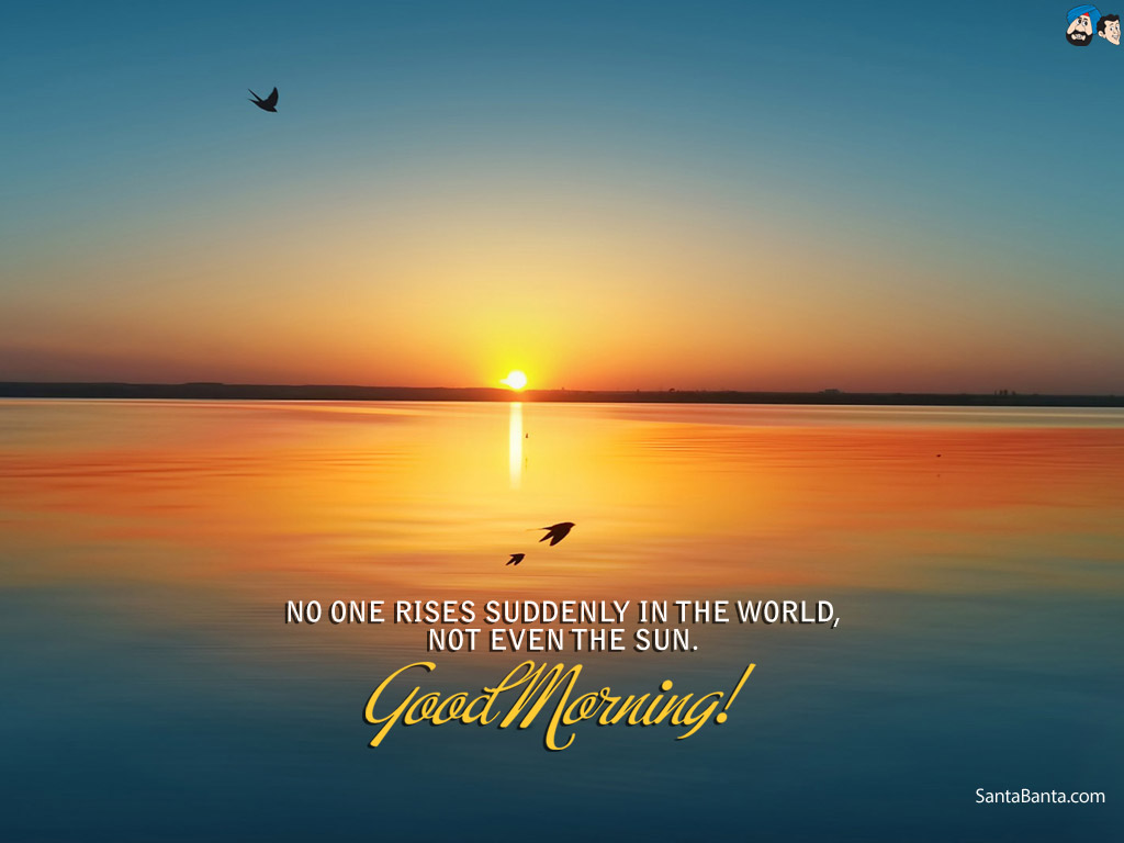 Good Morning - Good Morning Quotes Sunrise , HD Wallpaper & Backgrounds