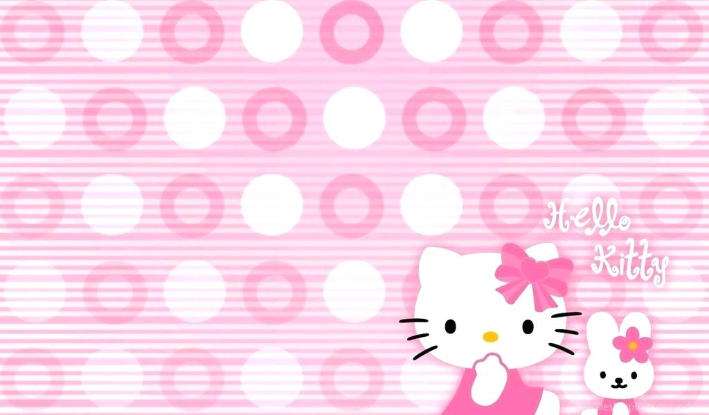 Hello - Hello Kitty Wallpaper Desktop , HD Wallpaper & Backgrounds