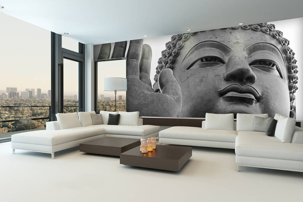 Wall Murals / Wallpaper - White Modern Living Room Design , HD Wallpaper & Backgrounds