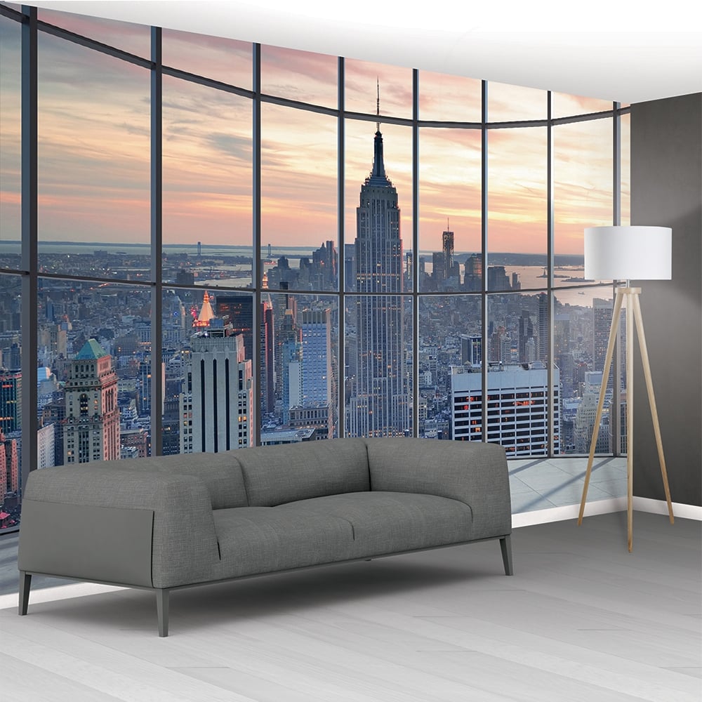 New York Window Mural , HD Wallpaper & Backgrounds