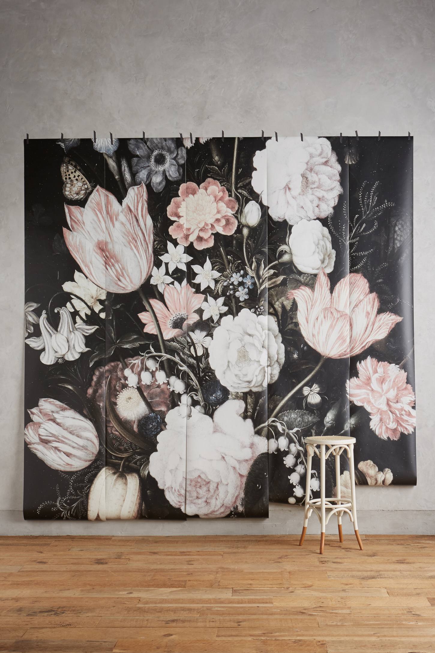 Anthropologie Floral Wall Mural , HD Wallpaper & Backgrounds