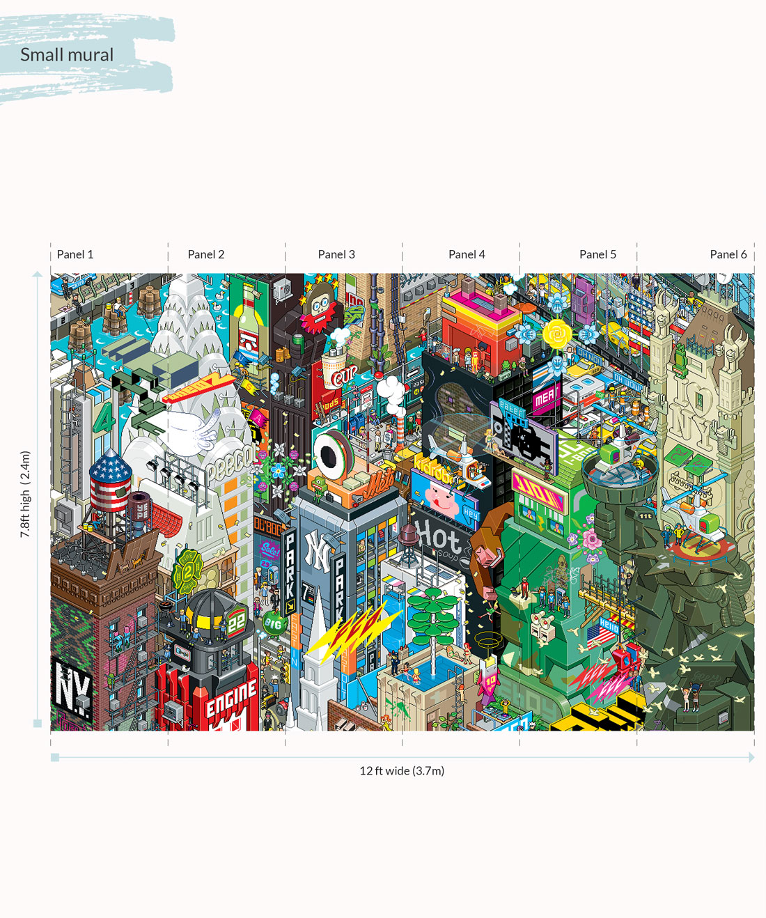 New York Mural , HD Wallpaper & Backgrounds