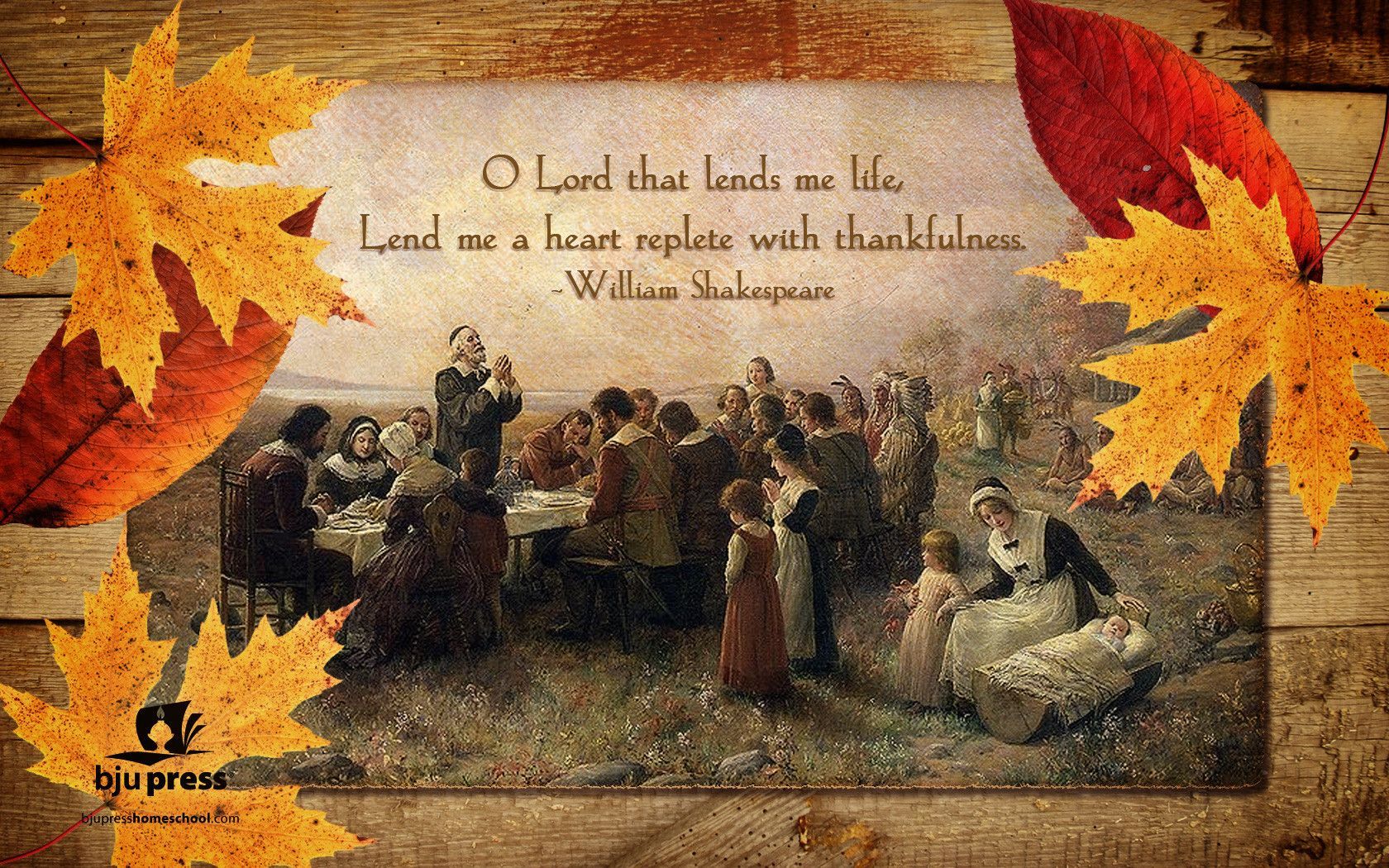 Free Thanksgiving Computer Wallpaper Backgrounds - Thanksgiving Pilgrims , HD Wallpaper & Backgrounds