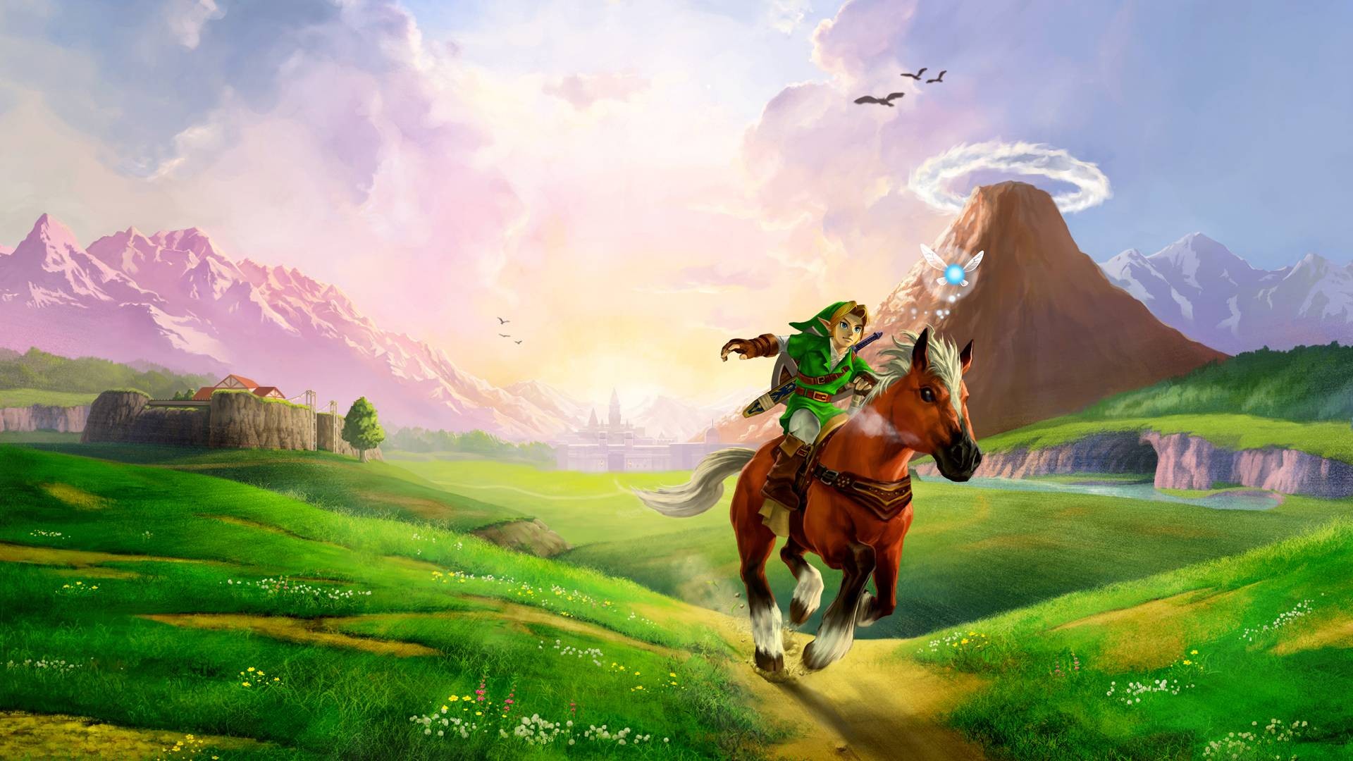Cool Zelda Wallpaper - Legend Of Zelda Desktop Background , HD Wallpaper & Backgrounds