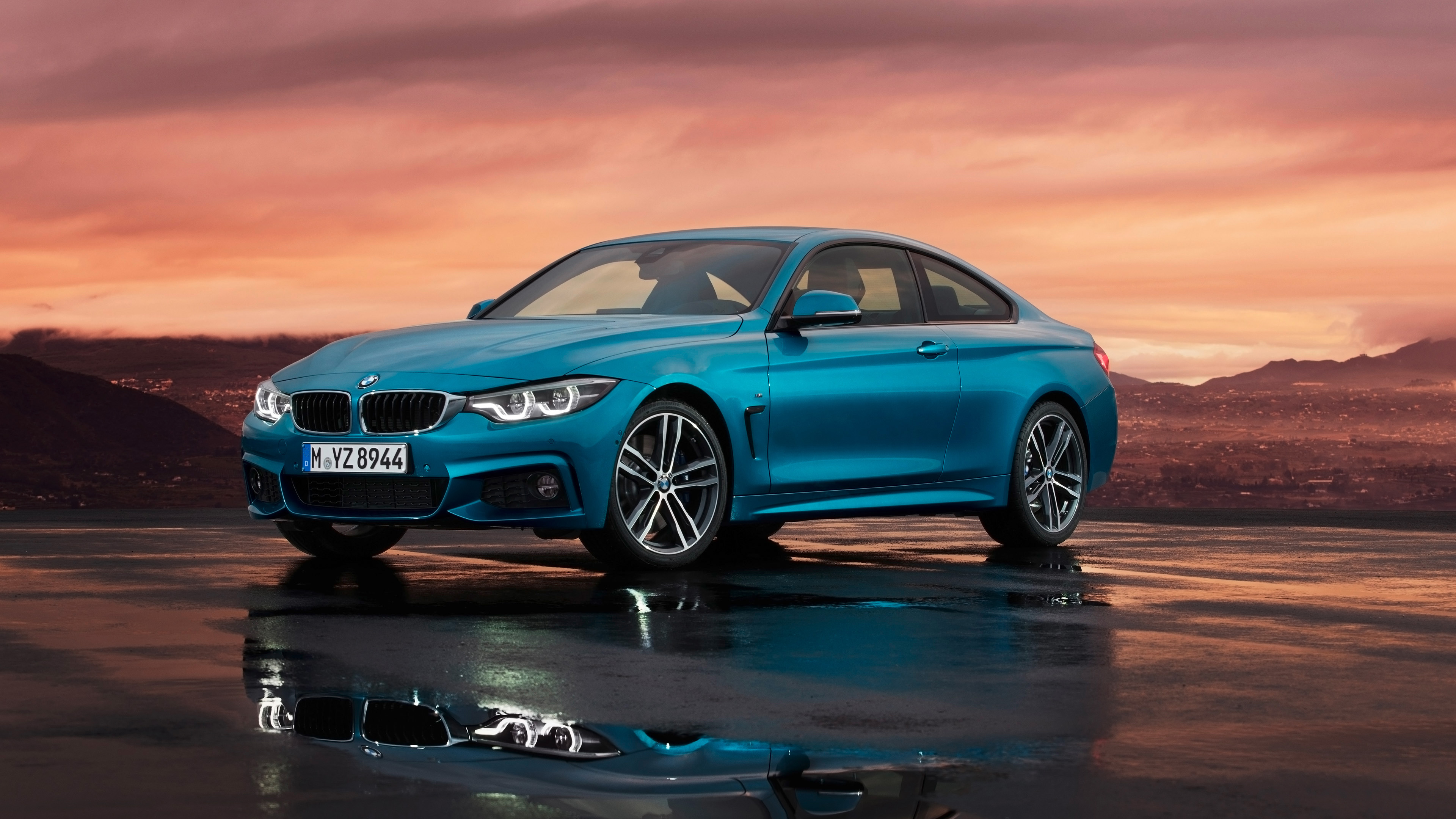2018 Bmw 4 Series M Sport Coupe 4k , HD Wallpaper & Backgrounds