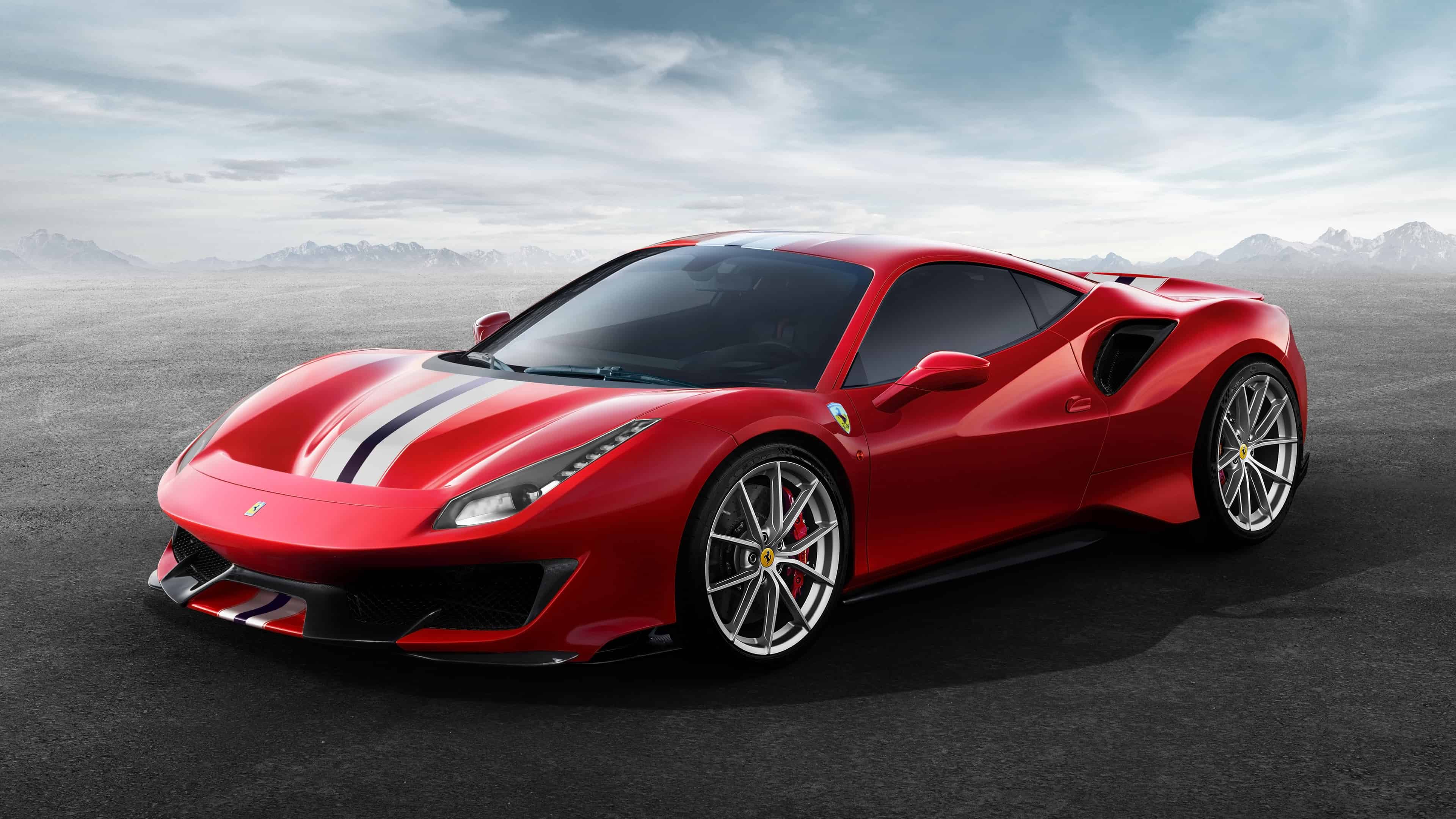 Ferrari 488 Front Uhd 8k Wallpaper - Ferrari 488 Pista 4k , HD Wallpaper & Backgrounds