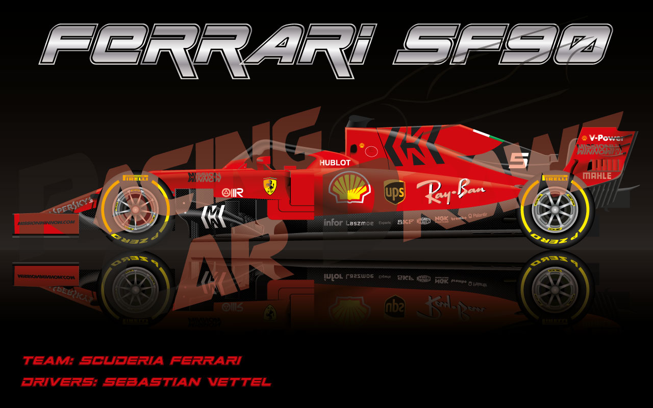Wallpaper Ferrari Sf90 N - Sf90 F1 Ferrari 2019 , HD Wallpaper & Backgrounds