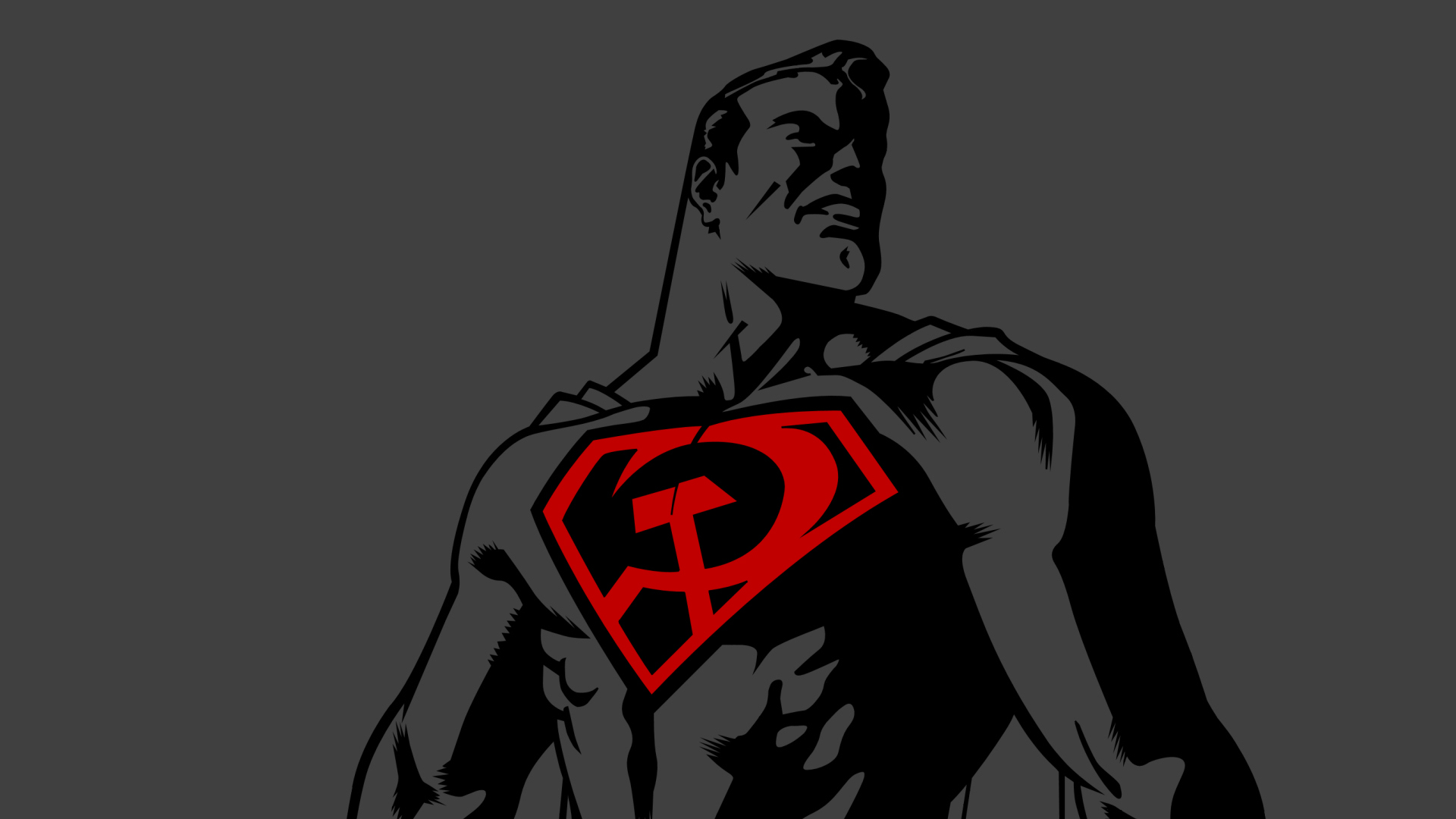 Communist Superman Wallpaper - Hammer And Sickle Hero , HD Wallpaper & Backgrounds