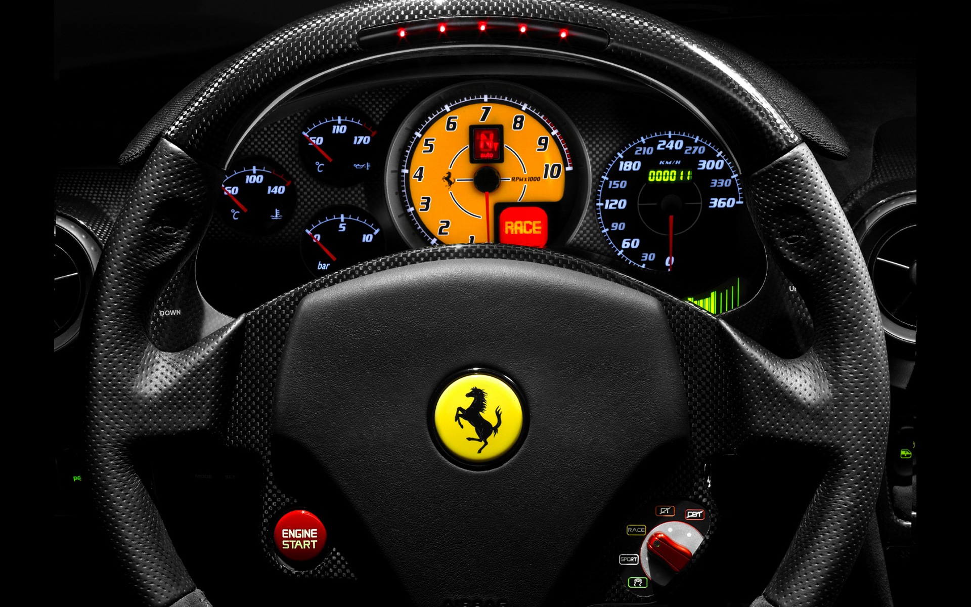 Ferrari Dashboard Wallpaper , HD Wallpaper & Backgrounds