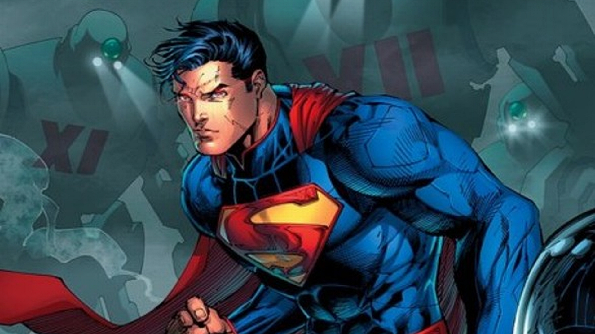 Superman Wallpapers - New 52 Superman Jim Lee , HD Wallpaper & Backgrounds