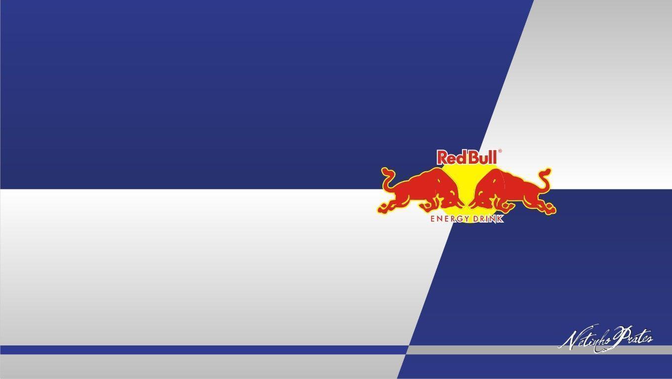 Wallpapers For > Red Bull Logo Wallpaper - Red Bull Blue Background , HD Wallpaper & Backgrounds