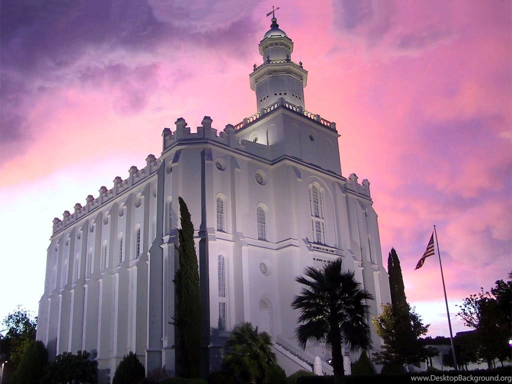 Templo De Saint George Utah , HD Wallpaper & Backgrounds