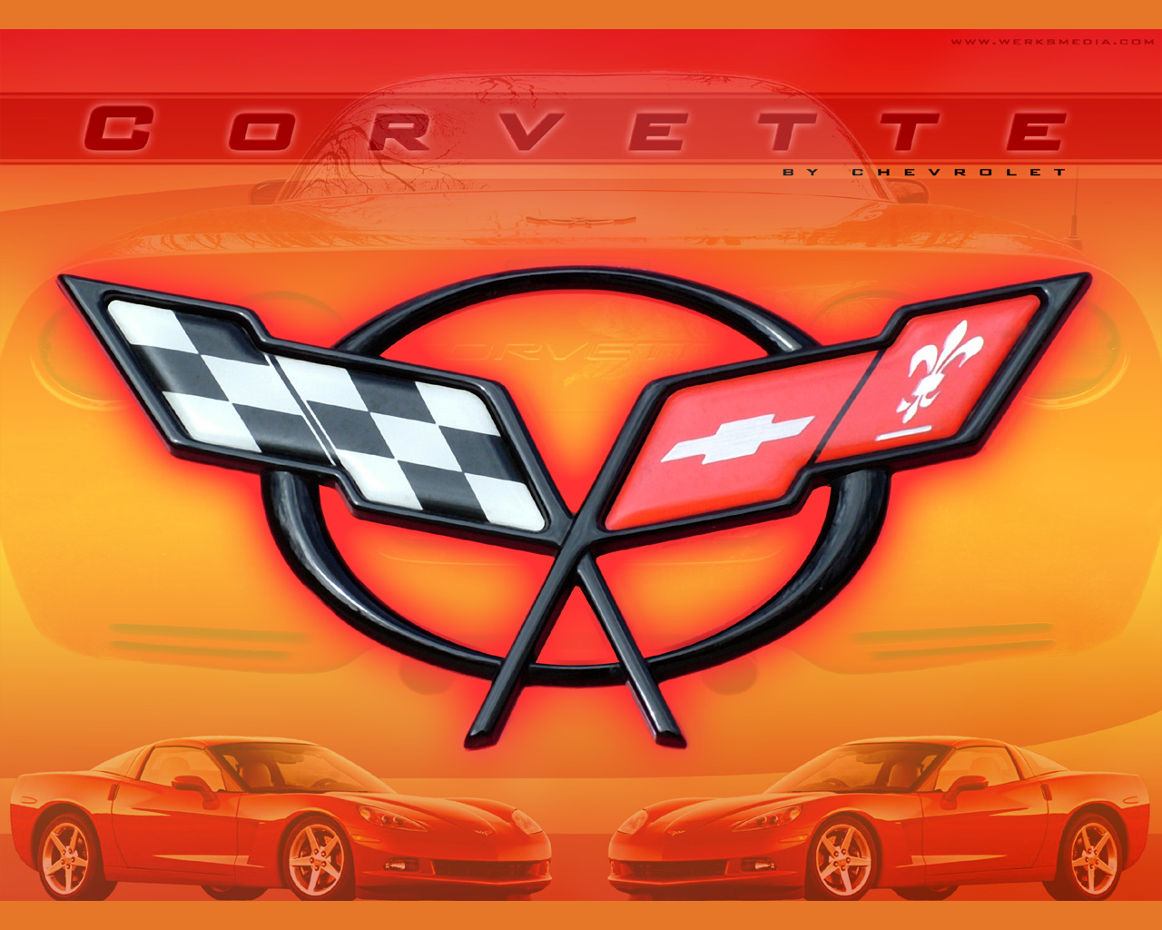 Chevrolet Corvette значок