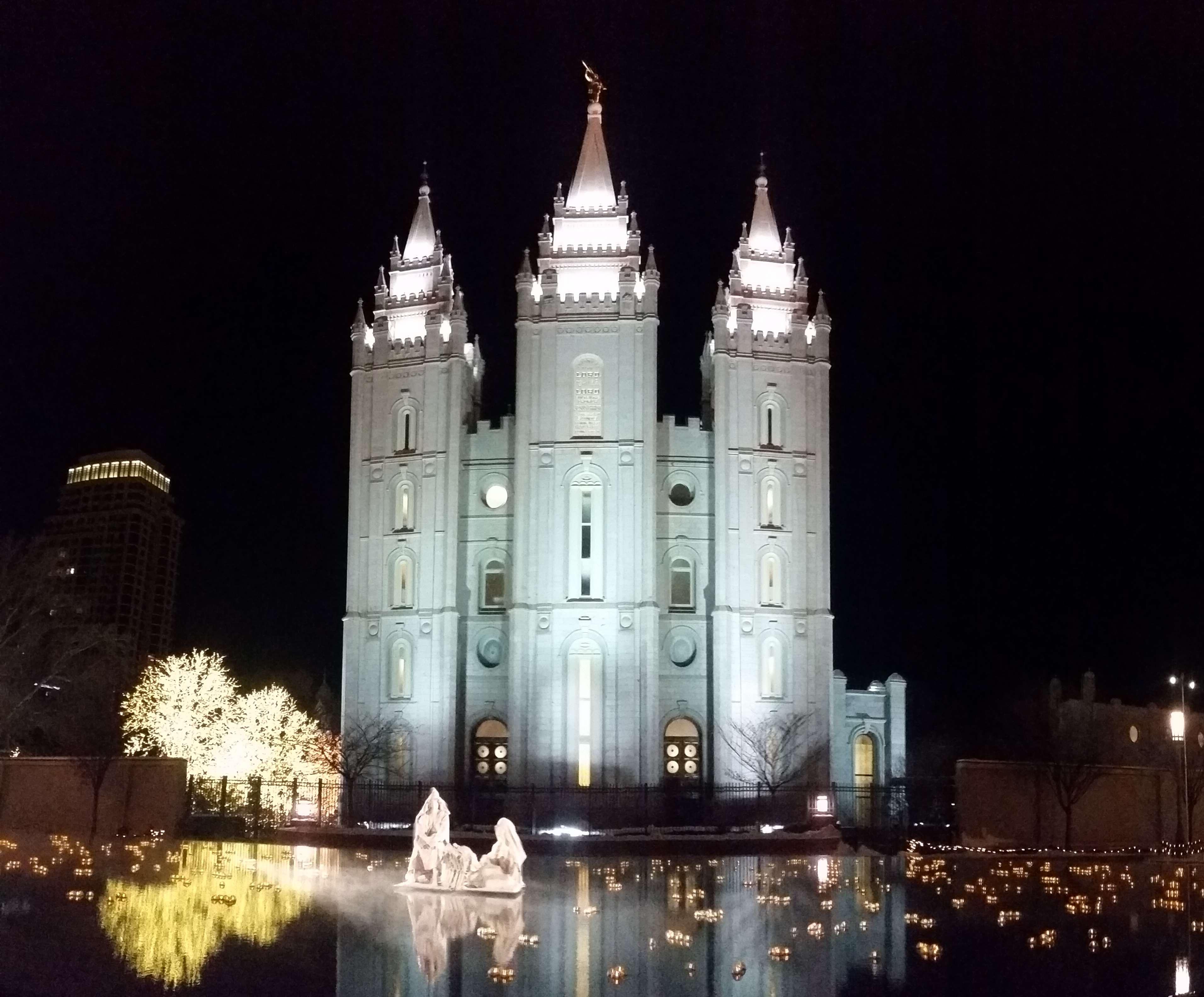 Lds Wallpaper - Temple Square , HD Wallpaper & Backgrounds