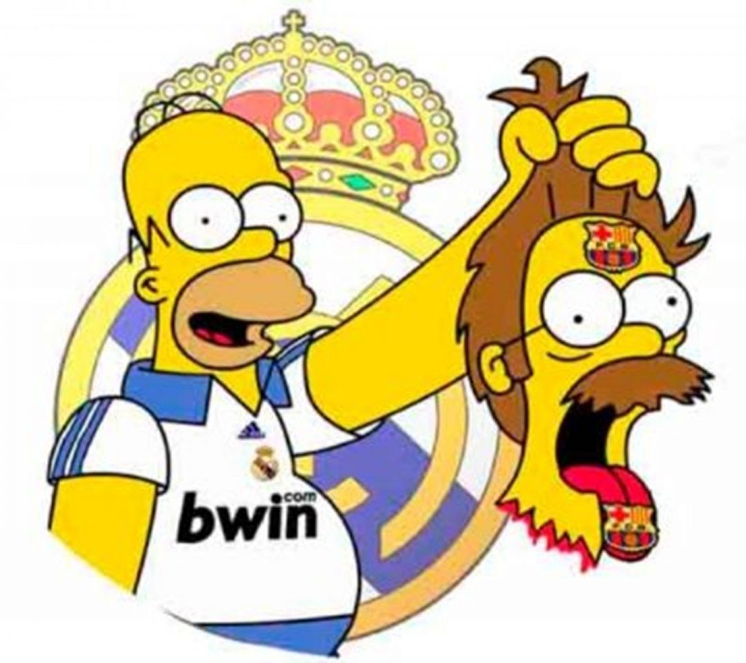 Real Madrid Phone Wallpapers, - Homero Simpson Futbol Real Madrid , HD Wallpaper & Backgrounds