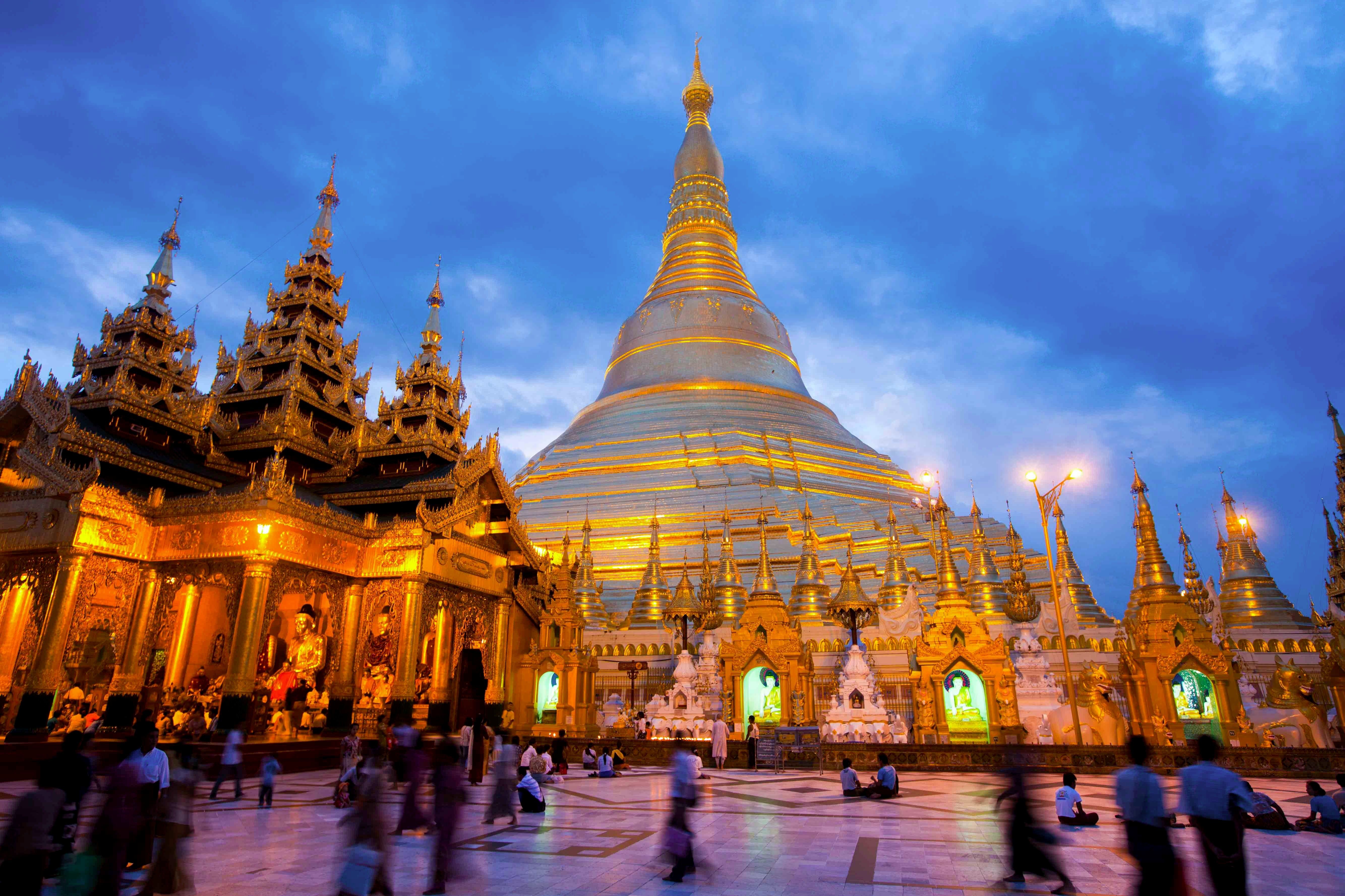 Shwedagon Pagoda Yangon , HD Wallpaper & Backgrounds