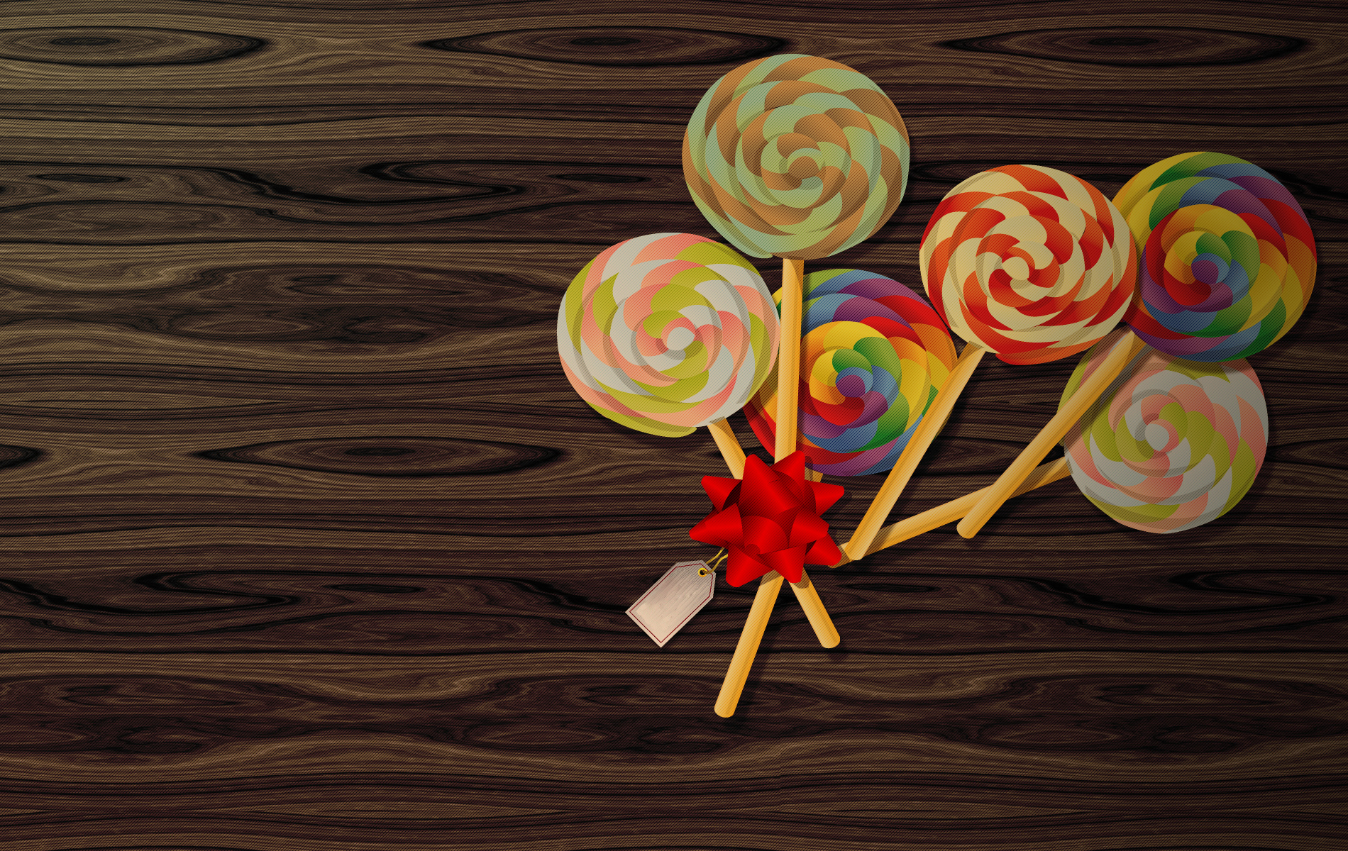 Candy Abstract Wallpaper - Candy Lollipop , HD Wallpaper & Backgrounds