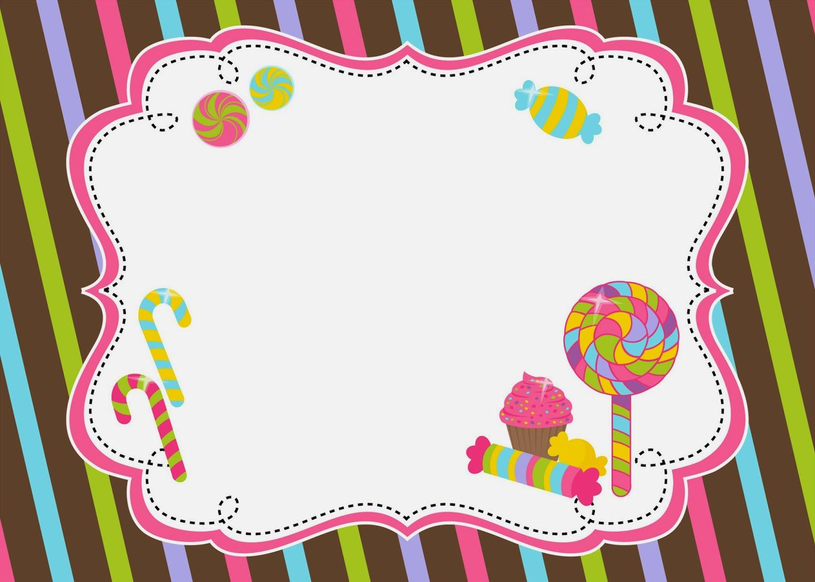Candyland Clipart Best Of Pin By Rossariio Babucca - Convites De Doces , HD Wallpaper & Backgrounds