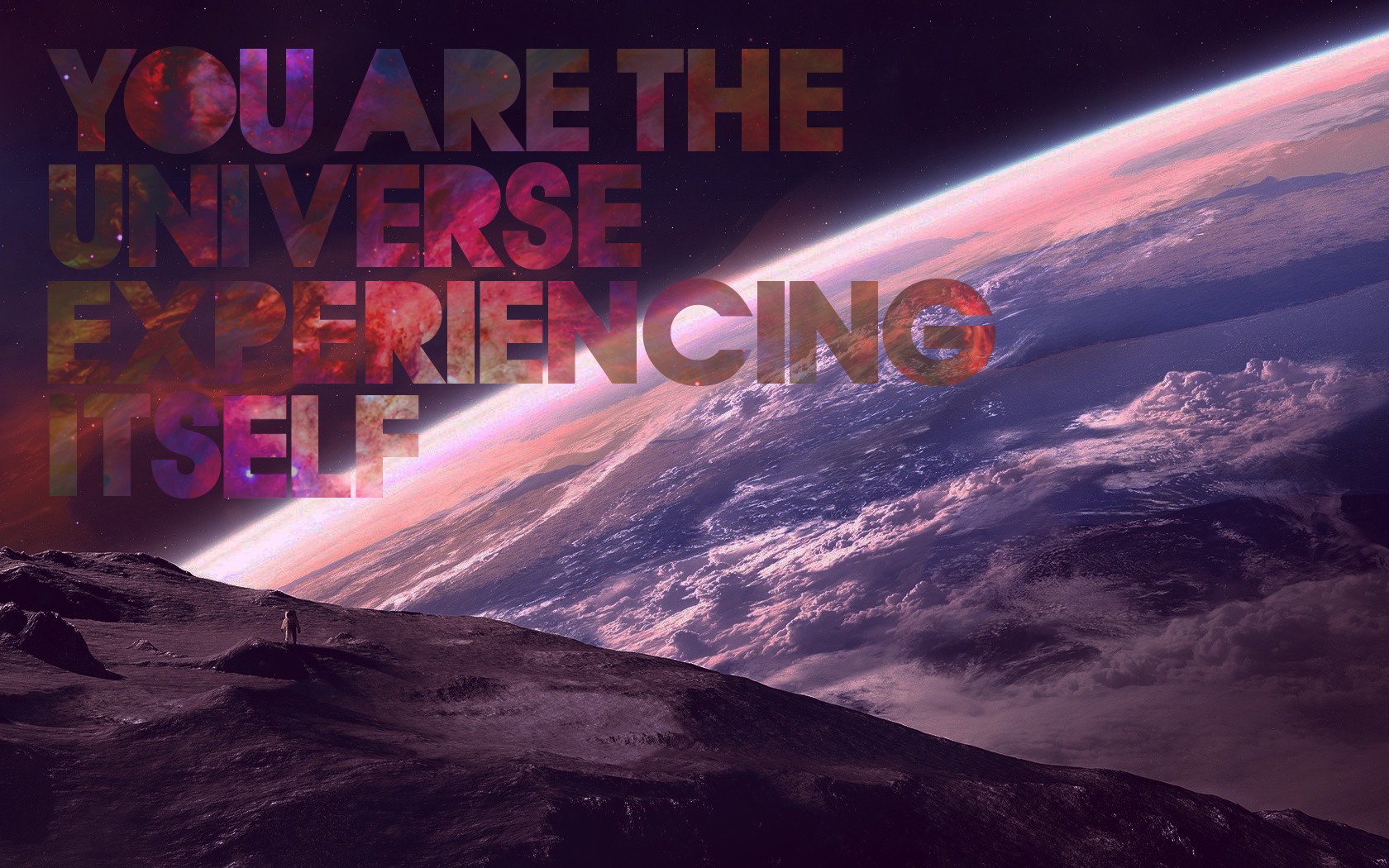 You Are The Universe Experiencing Itself , HD Wallpaper & Backgrounds