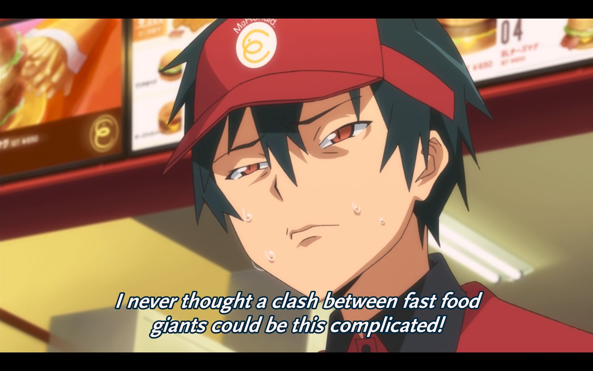 The Devil Is A Part-timer Wallpaper - Mcronalds Devil Is A Part Timer , HD Wallpaper & Backgrounds