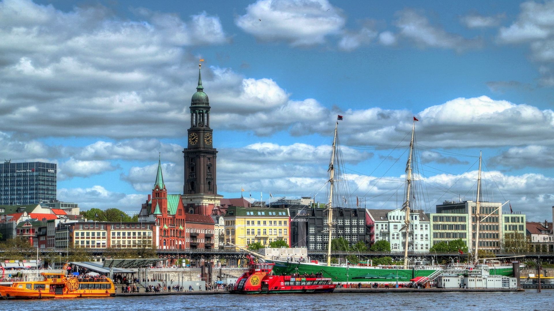 Free And Hanseatic City Of Hamburg, Germany - St. Michaelis Church , HD Wallpaper & Backgrounds