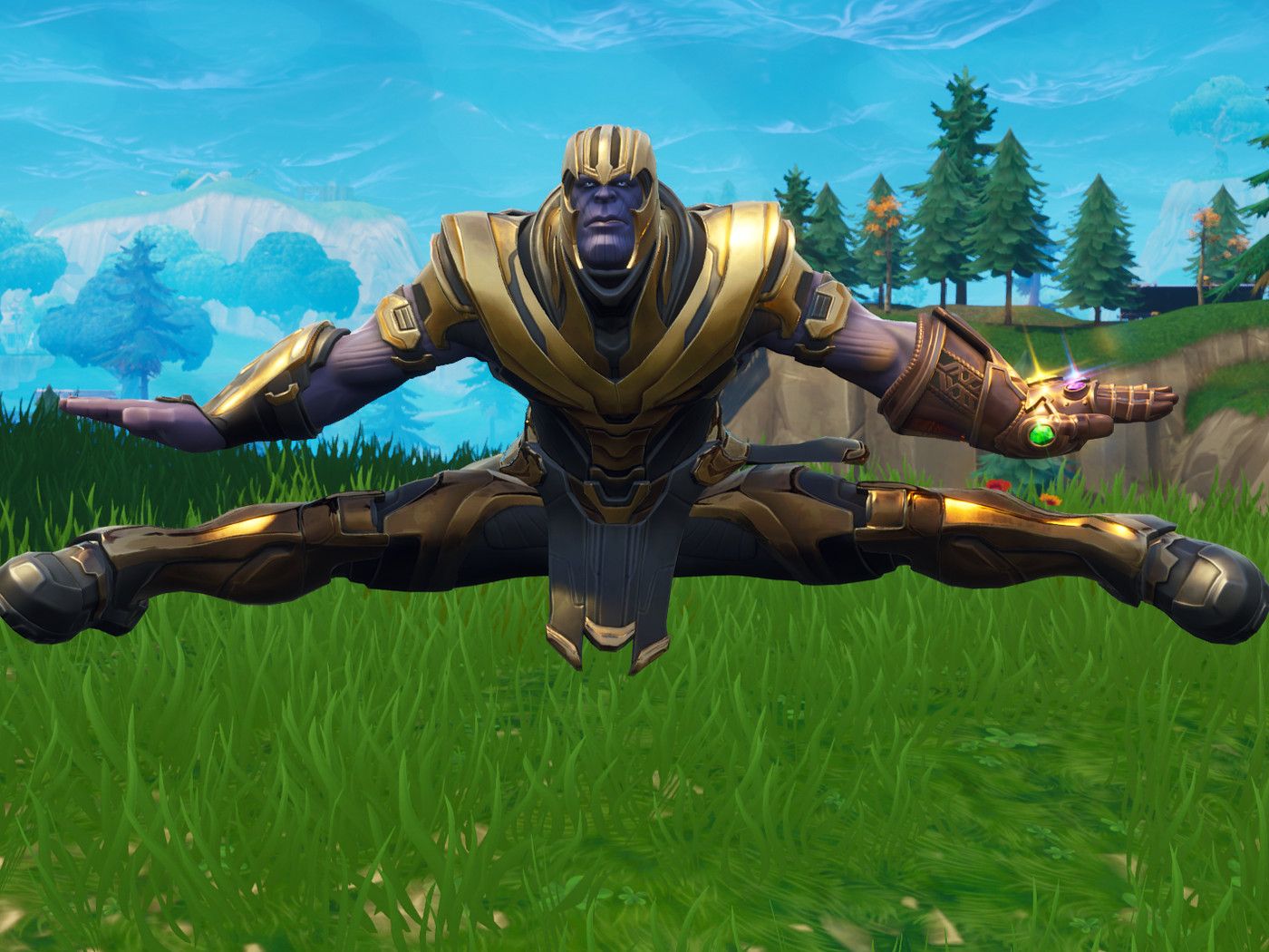 Upcoming Cosmetics Found In Patch V4 - Thanos Fortnite Dance Gif , HD Wallpaper & Backgrounds