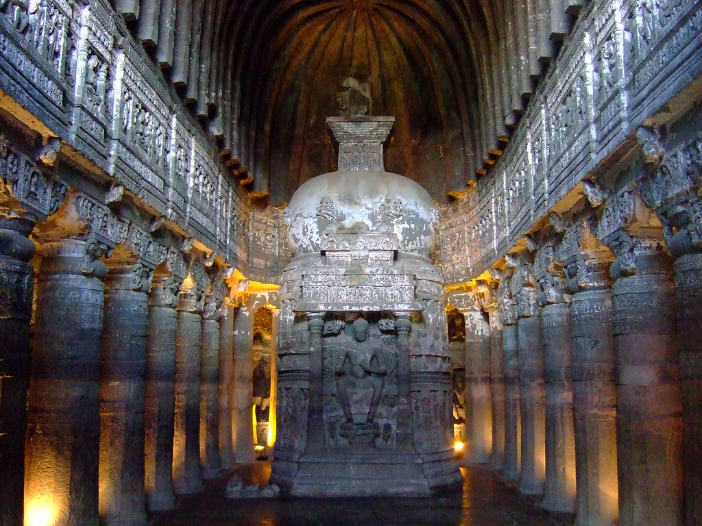 Cave 26, Ajanta Caves - Ajanta Caves , HD Wallpaper & Backgrounds