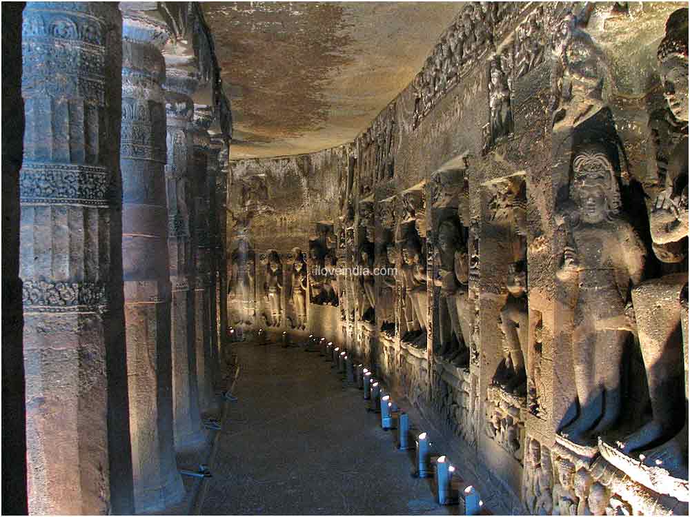 Ajanta Caves India Tourism Wallpaper - Ajanta Caves , HD Wallpaper & Backgrounds