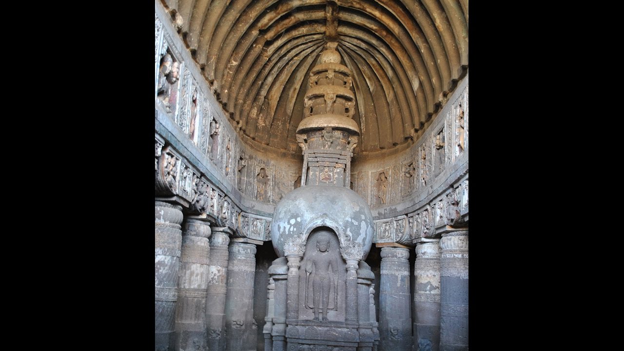 Ajanta Caves Buddha Leni Aurangabad Maharastra India - Ajanta Caves , HD Wallpaper & Backgrounds