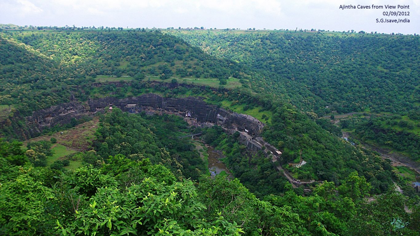 Ajintha Caves Ellora Buddhists Maharashtra Ajanta High - Ajanta Caves , HD Wallpaper & Backgrounds