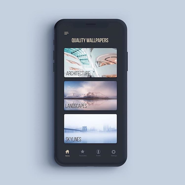 Wallpaper App Ui - Smartphone , HD Wallpaper & Backgrounds