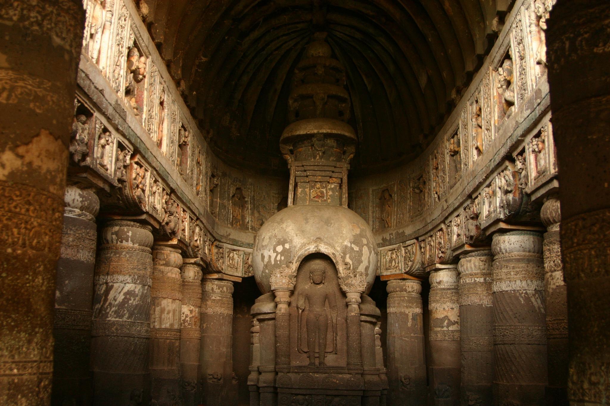 Ajanta Caves Pictures - Ajanta Caves , HD Wallpaper & Backgrounds