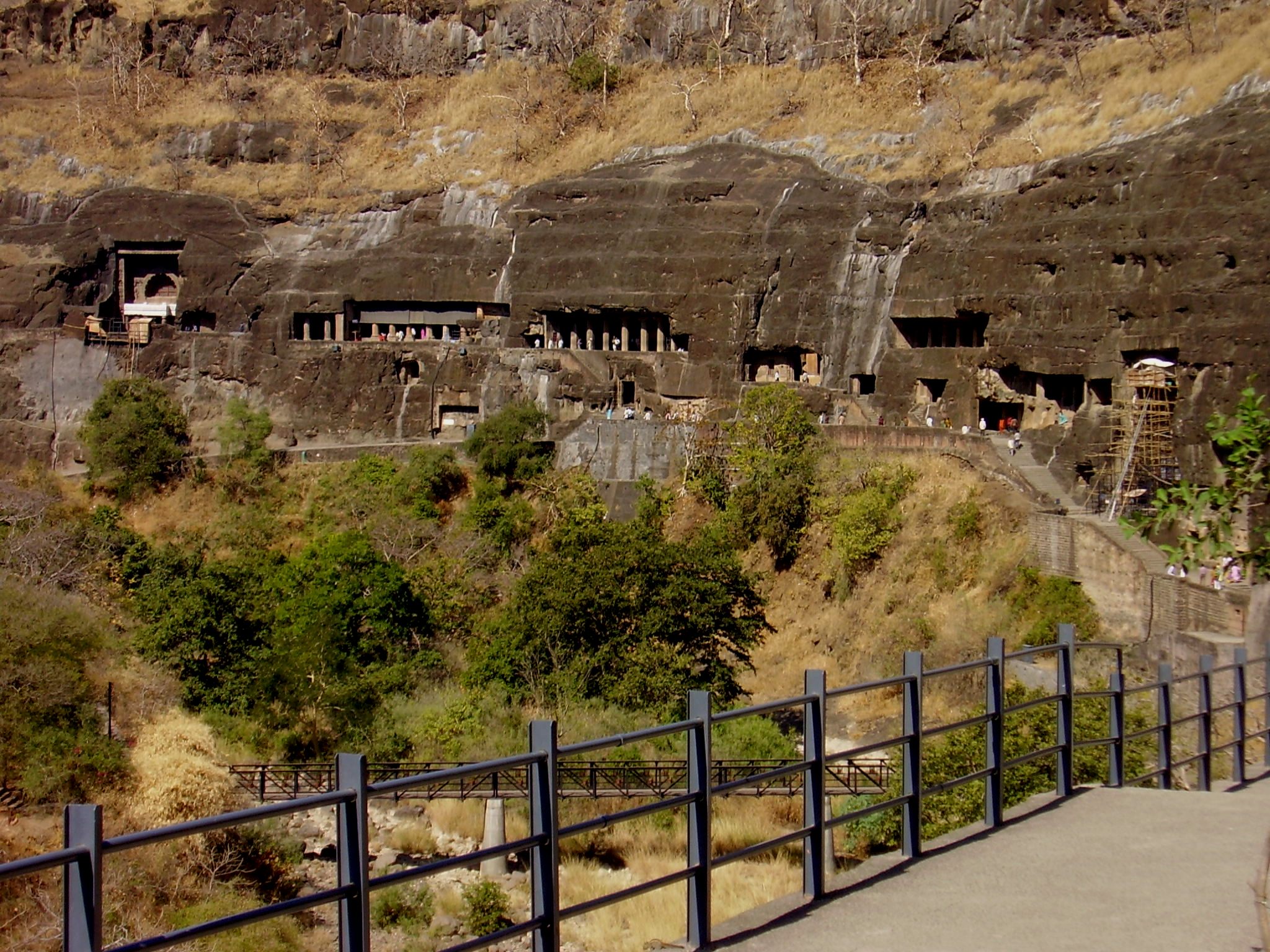 Ajanta Caves From Maharashtra State Of India - Ajanta Caves , HD Wallpaper & Backgrounds