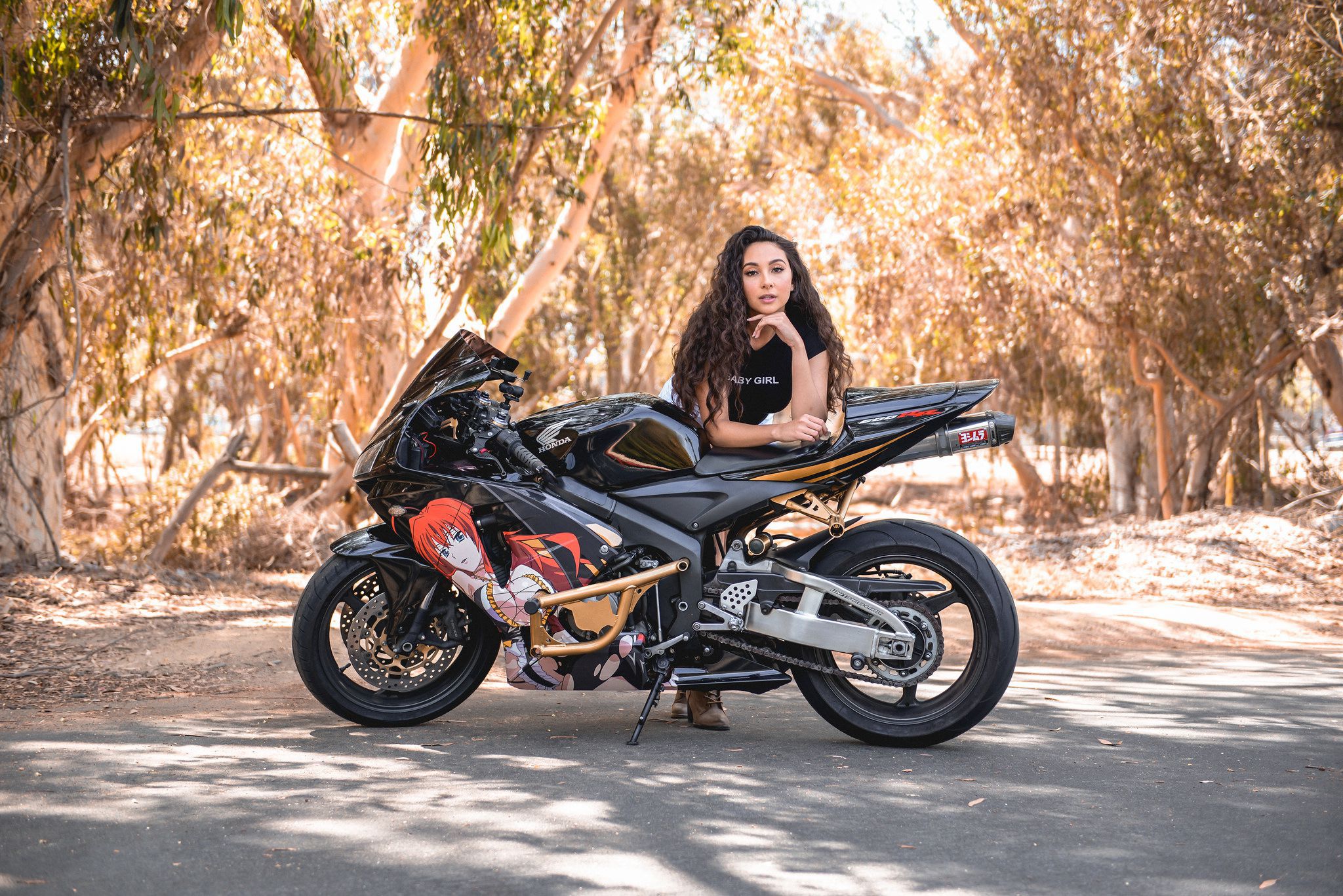 honda cbr girl