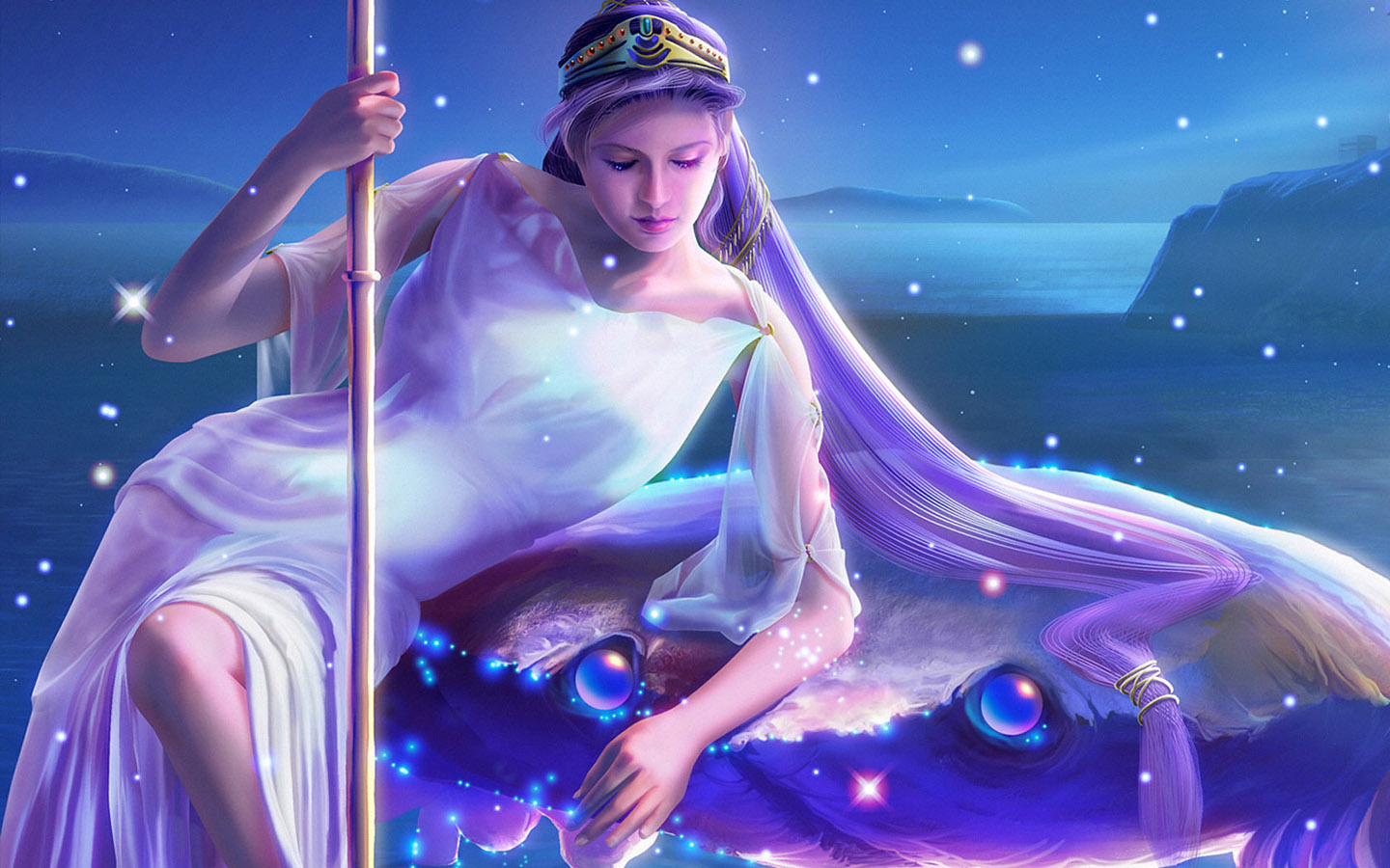 Kagaya Fantasy Art - Cancer Zodiac , HD Wallpaper & Backgrounds