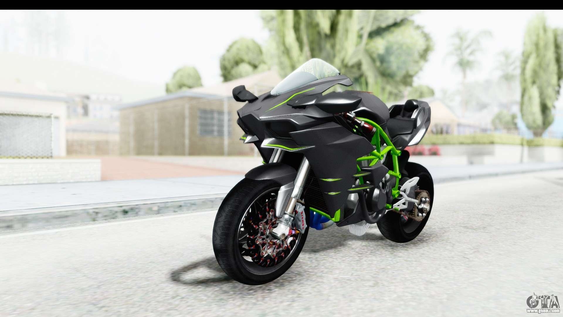 Honda Hornet Hd Wallpapers Kawasaki Ninja H2r Black - Gta Sa Kawasaki H2r , HD Wallpaper & Backgrounds