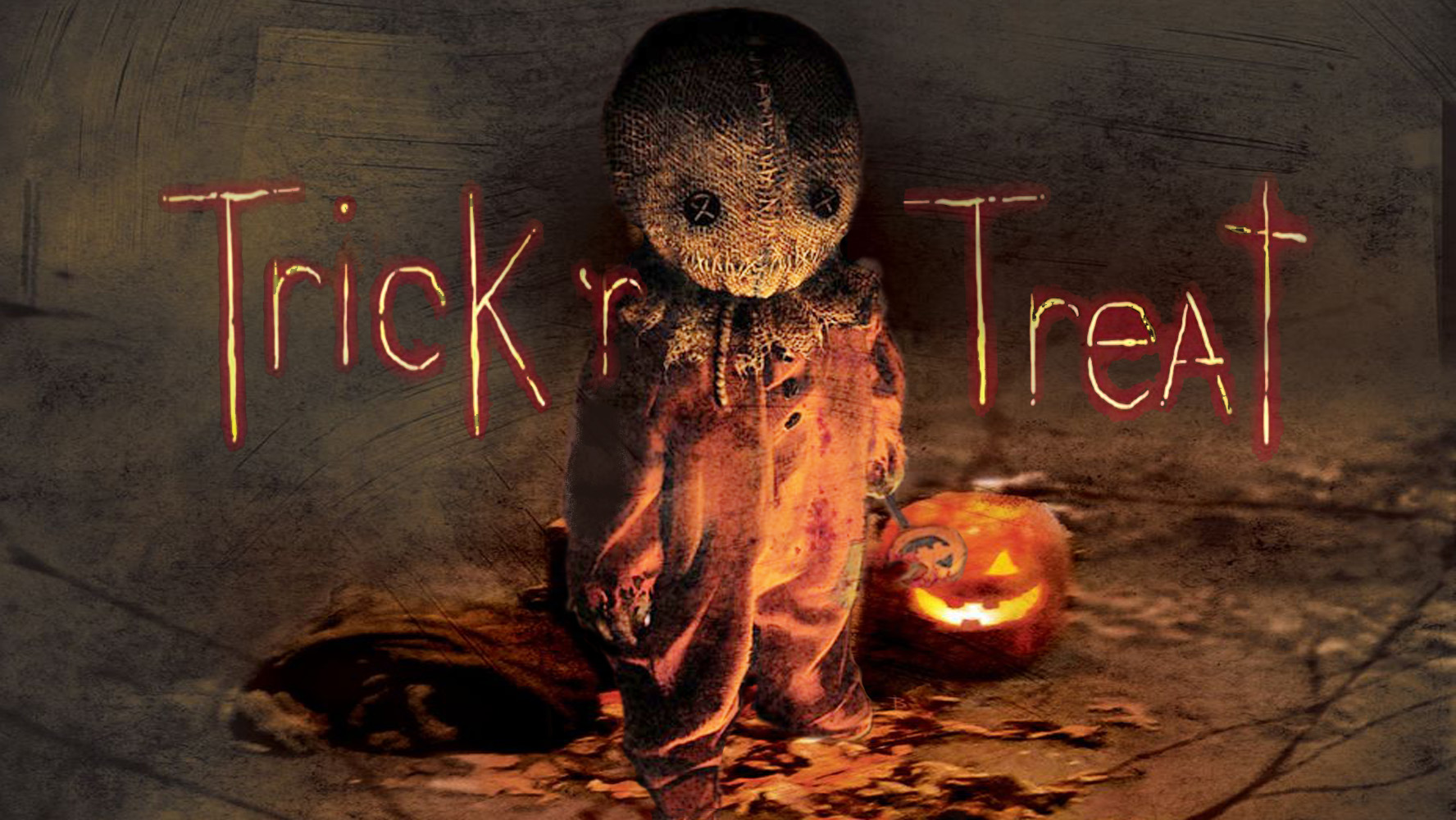 Creepy Trick Or Treat Wallpaper - Halloween Trick Or Treat Film , HD Wallpaper & Backgrounds